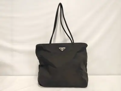 Nylon Tote Bag, Black Tote Bag