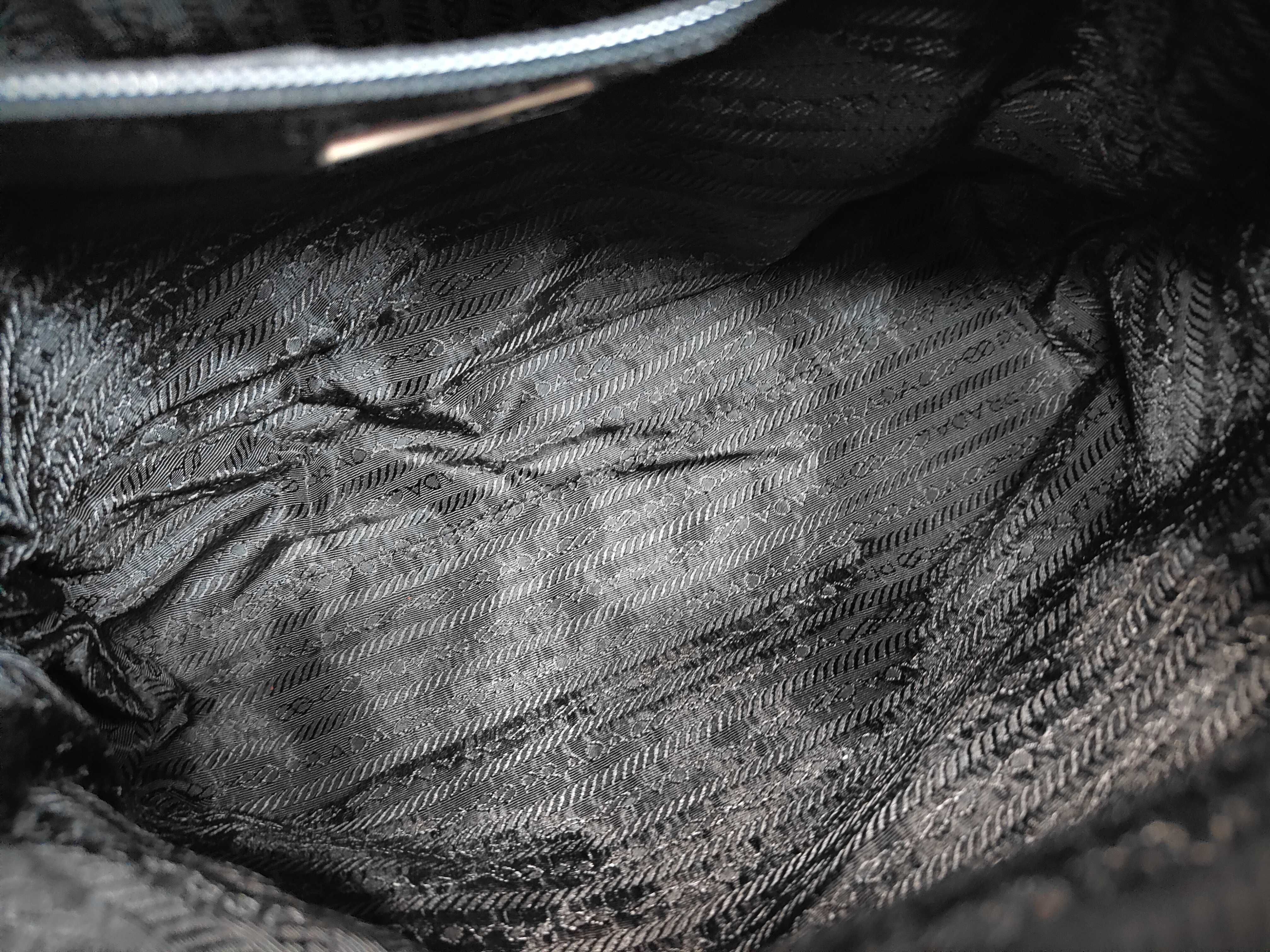 Nylon Tote Bag, Black Tote Bag — view 8