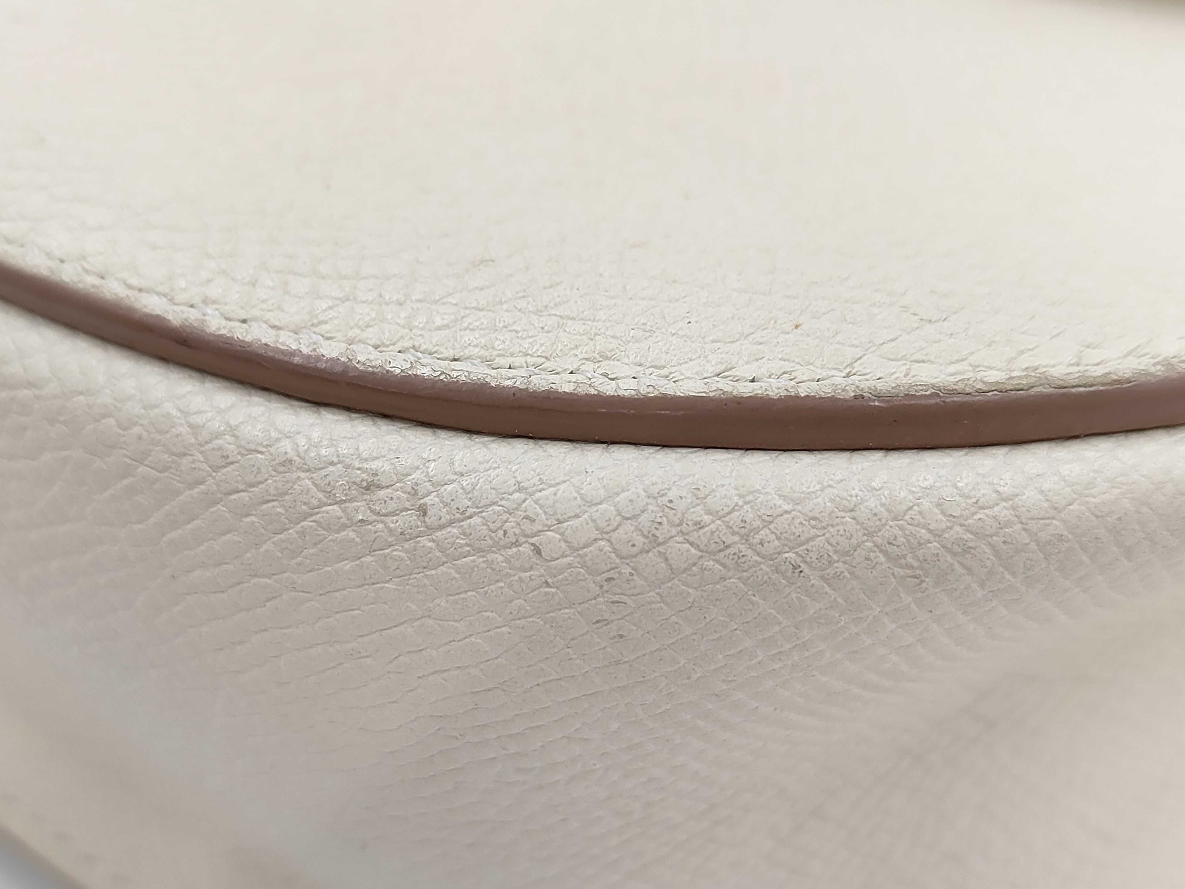 Trotter Shoulder Bag, Leather, White Shoulder Bag — view 4