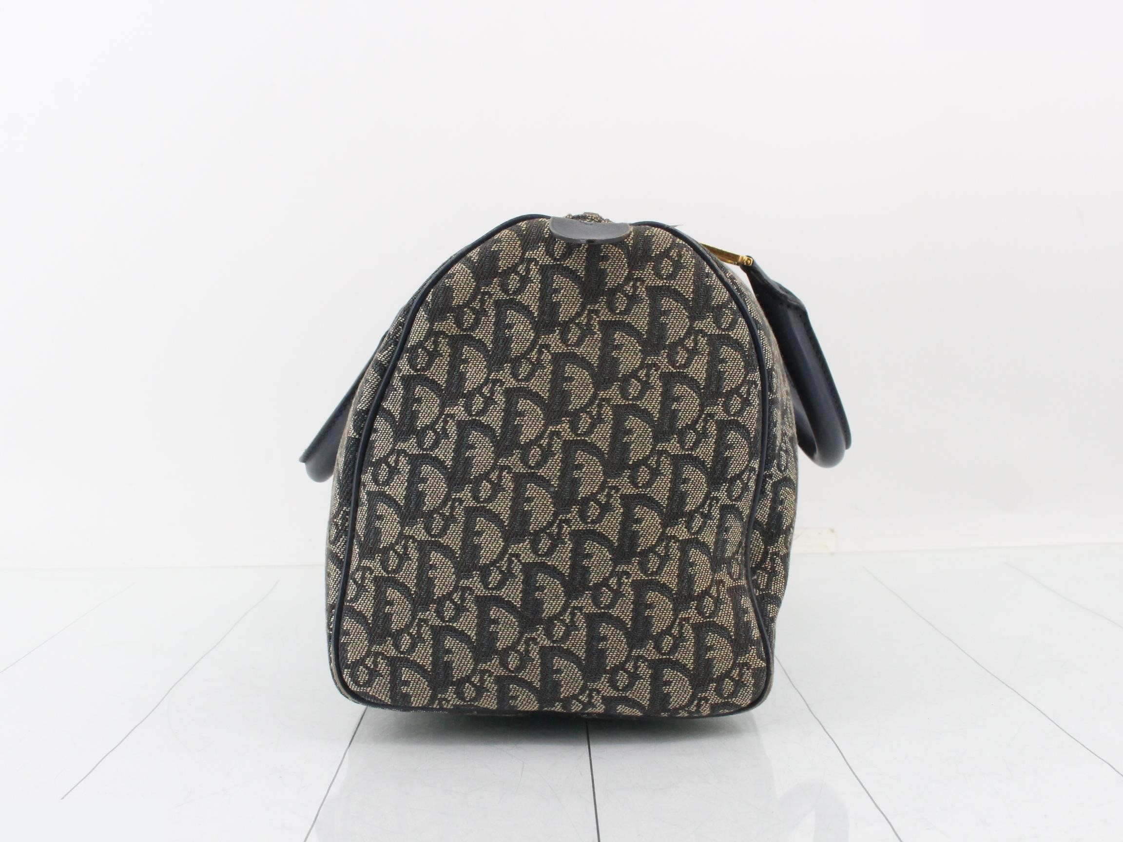 Trotter Boston Bag, Navy — view 3