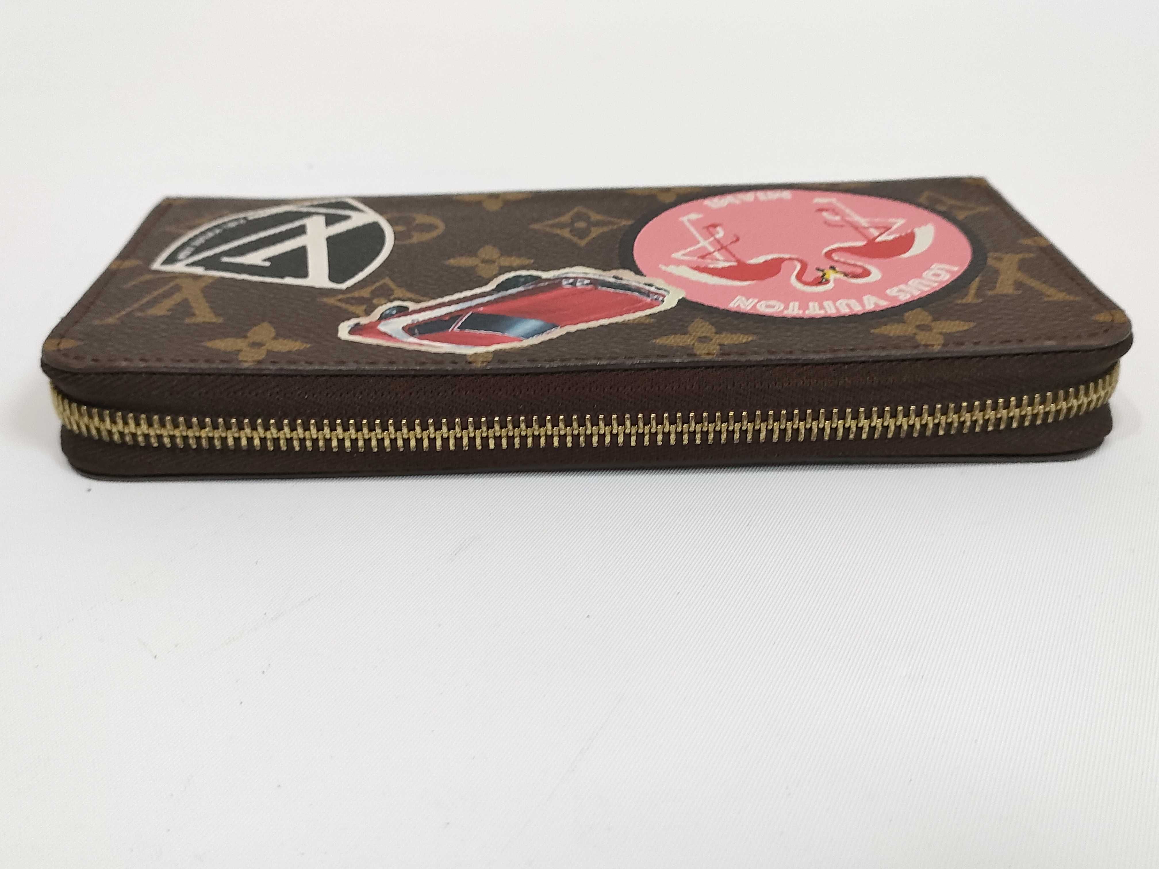 Monogram Round Zip World Tour Wallet — view 6