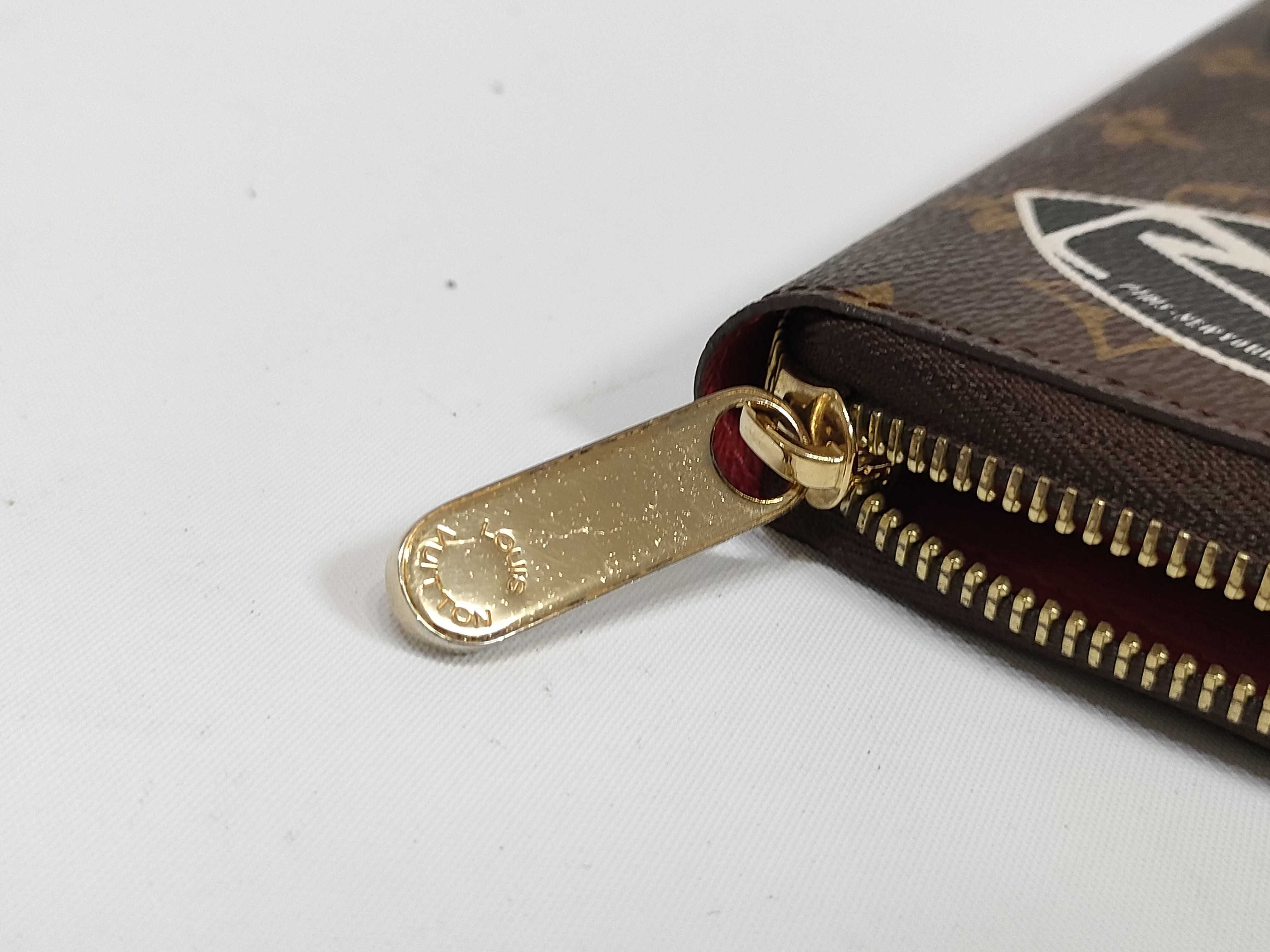 Monogram Round Zip World Tour Wallet — view 8