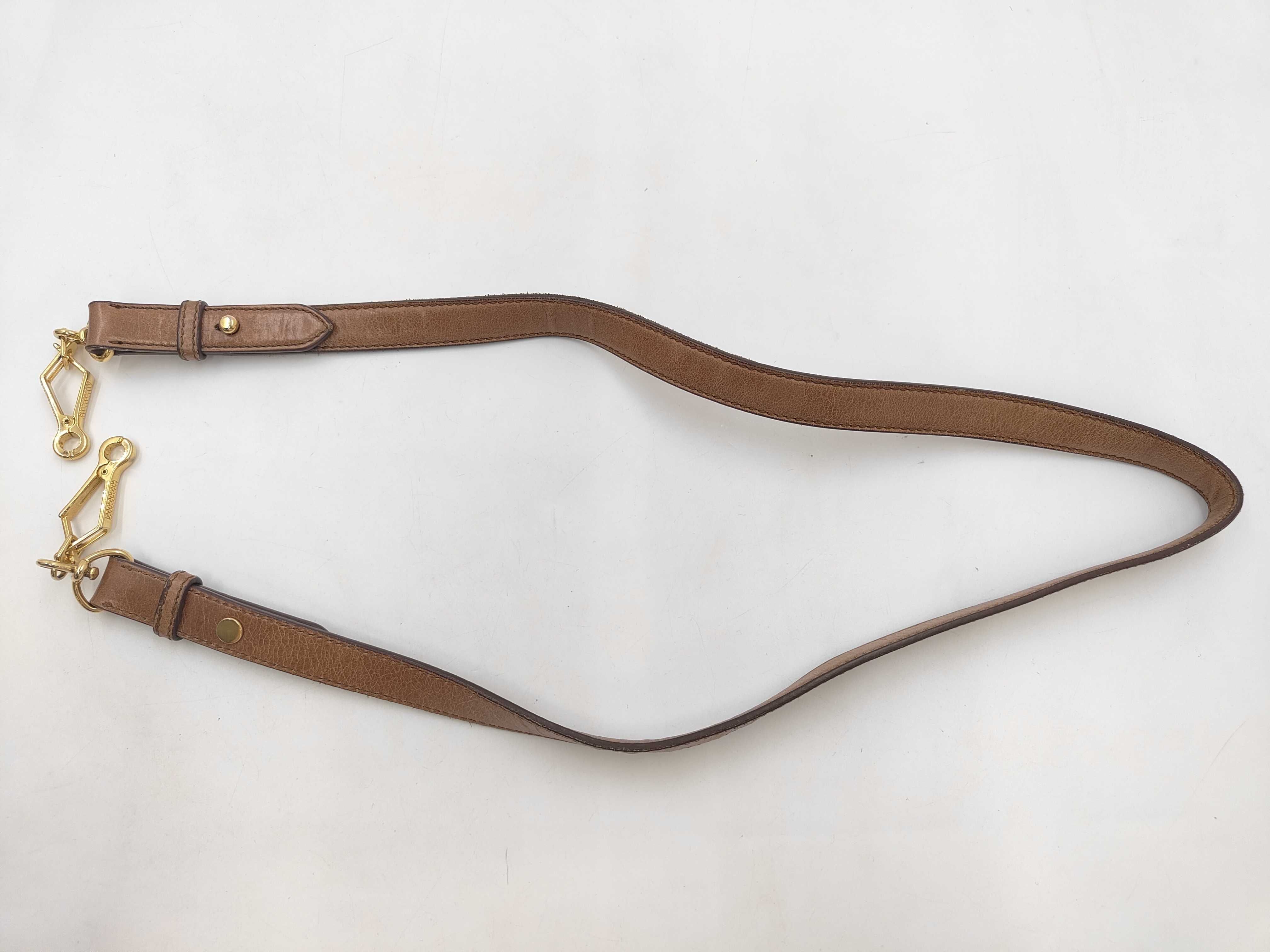 Vitello Luxe Brown 2-Way Handbag with Shoulder Strap (Shoulder Bag/Handbag) — view 14