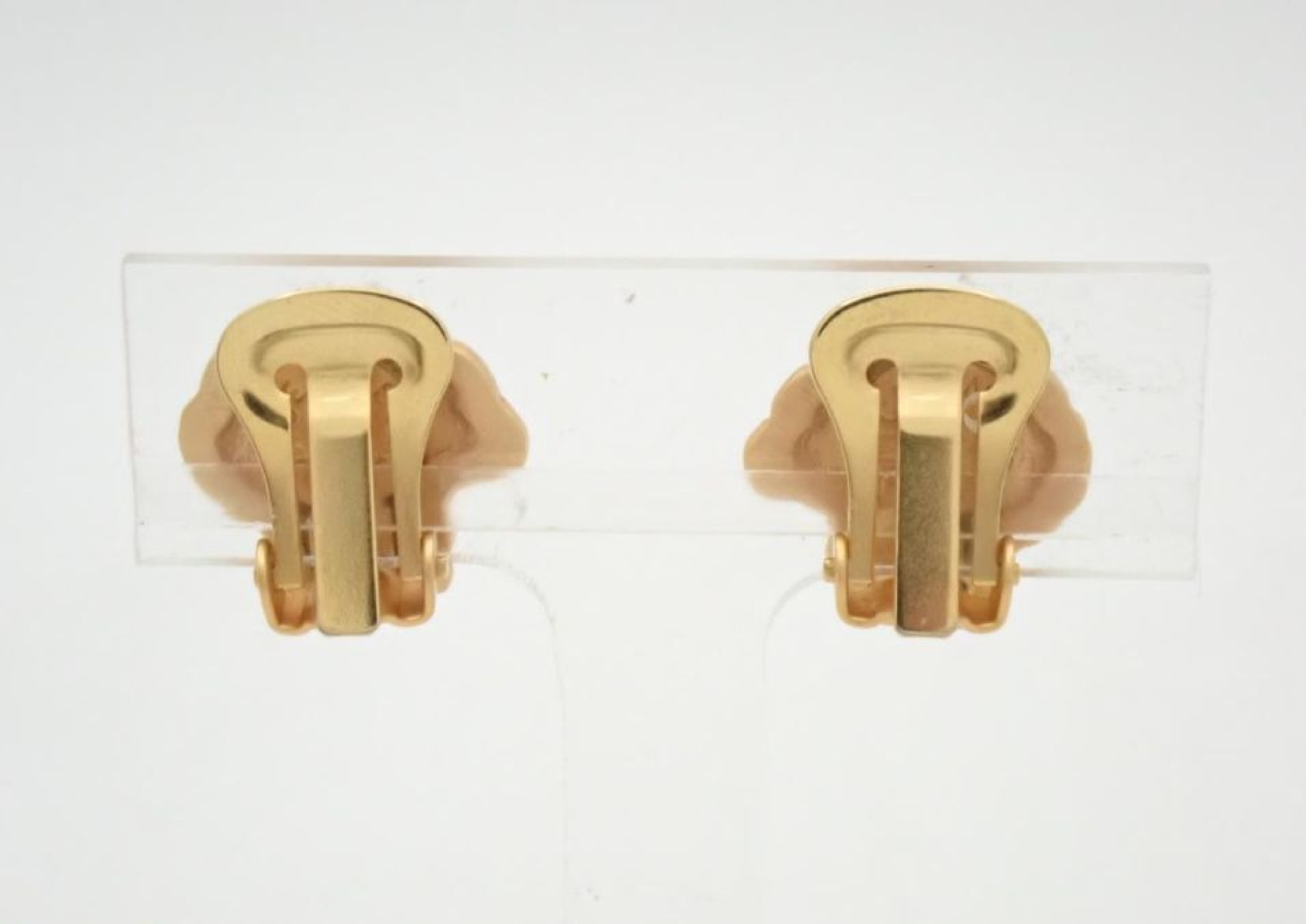 seashell motif earrings — view 2