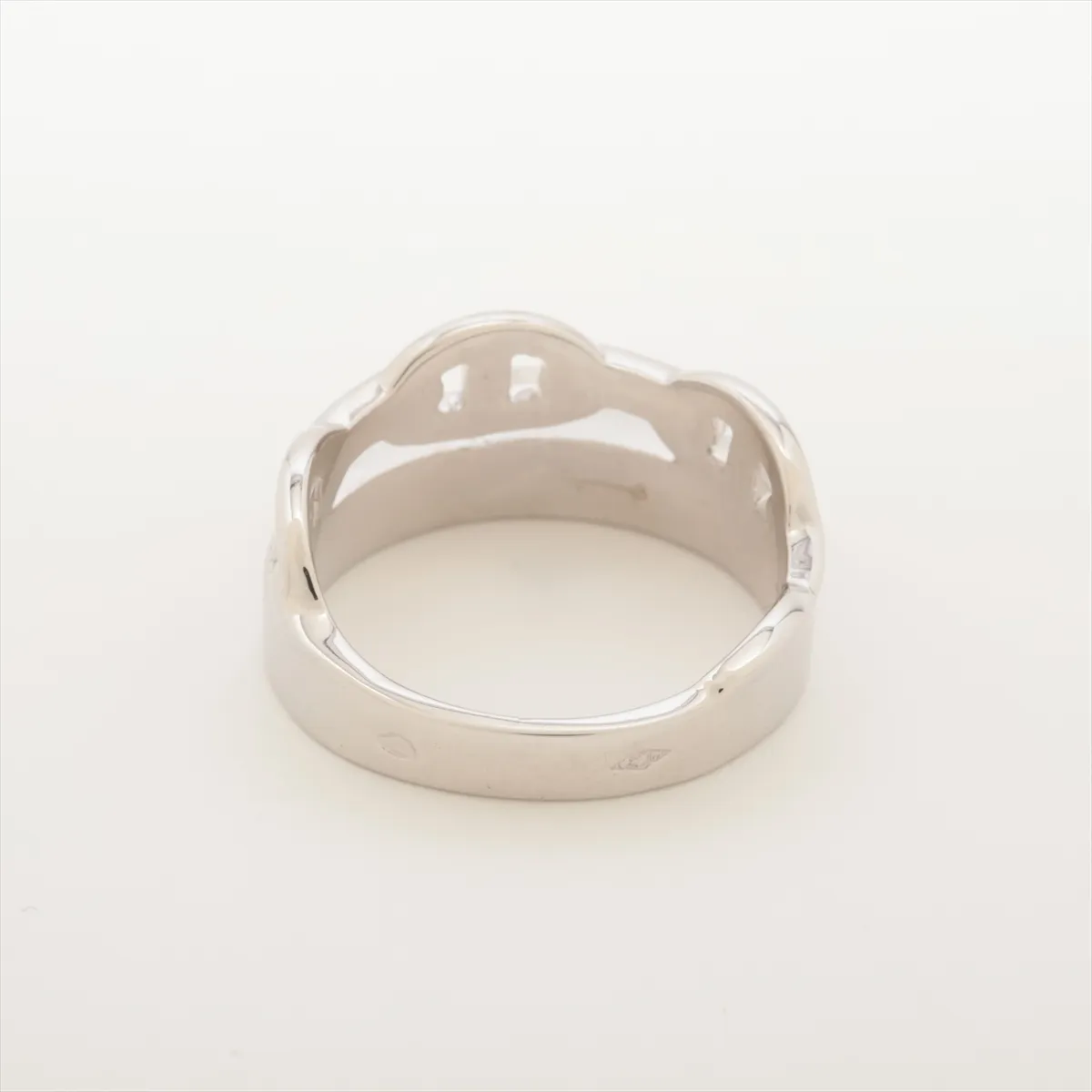 Aluminum Diamond Ring 750(WG) 7.7g D0.12 49 13G0710 — view 2