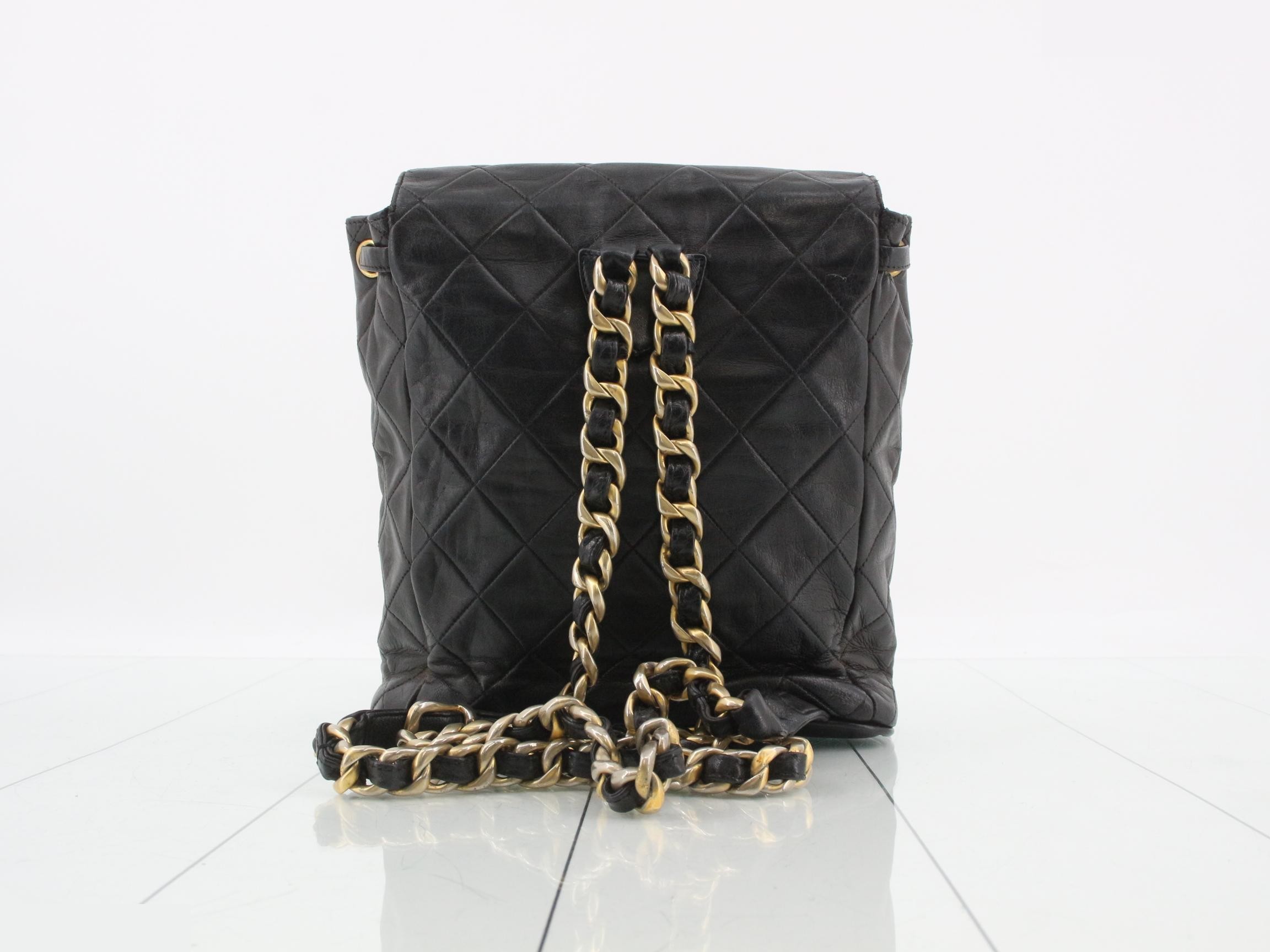 Matelassé Chain Backpack — view 2