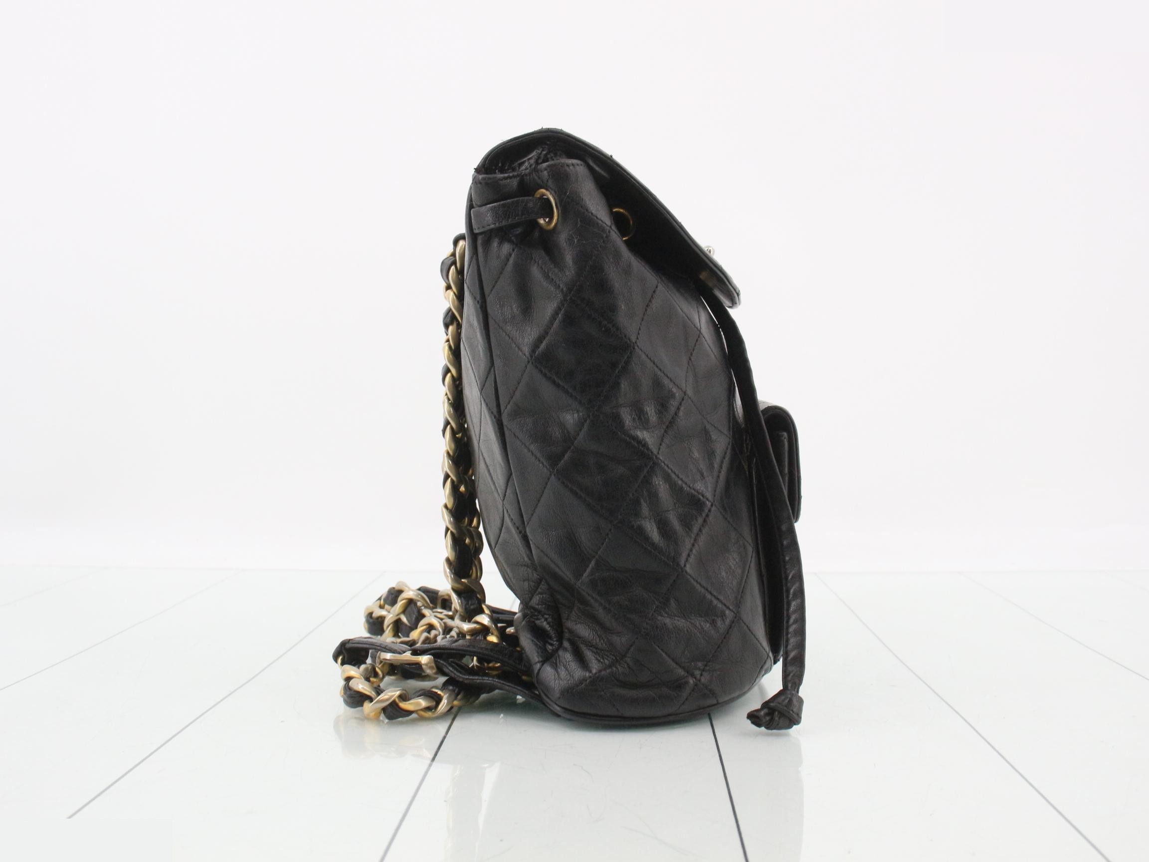 Matelassé Chain Backpack — view 4