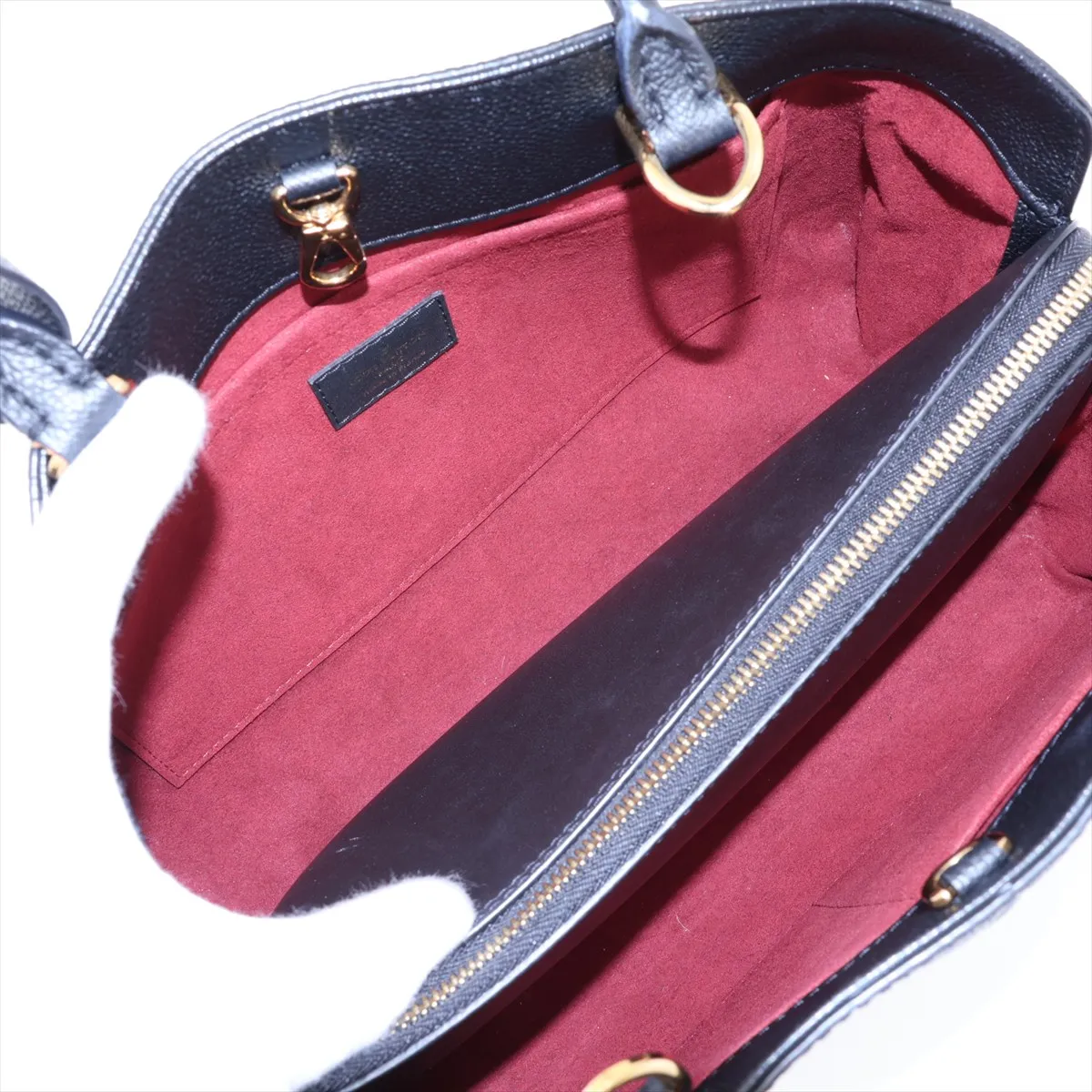 Bicolor Monogram Empreinte Montaigne MM M45499 TJ4270 Black (RFID detected) — view 8