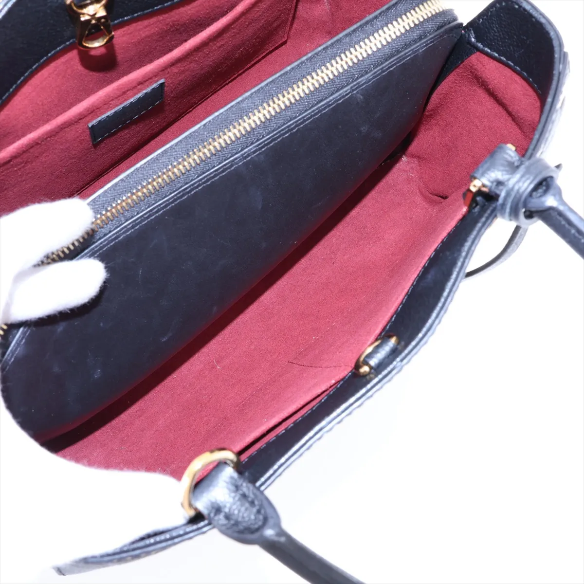 Bicolor Monogram Empreinte Montaigne MM M45499 TJ4270 Black (RFID detected) — view 9