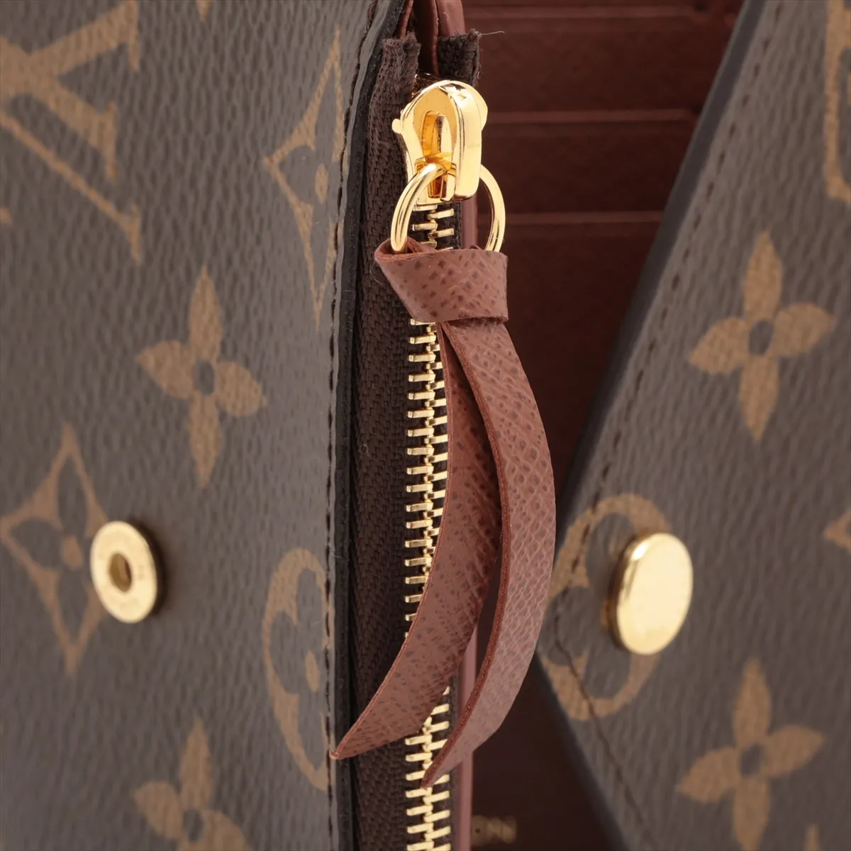 Monogram Portefeuille Victorine M62472 Brown Compact Wallet RFID Reactive — view 8