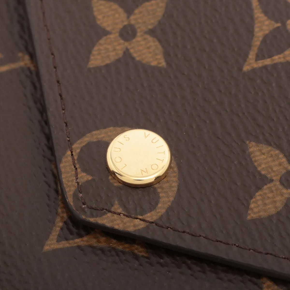 Monogram Portefeuille Victorine M62472 Brown Compact Wallet RFID Reactive — view 9