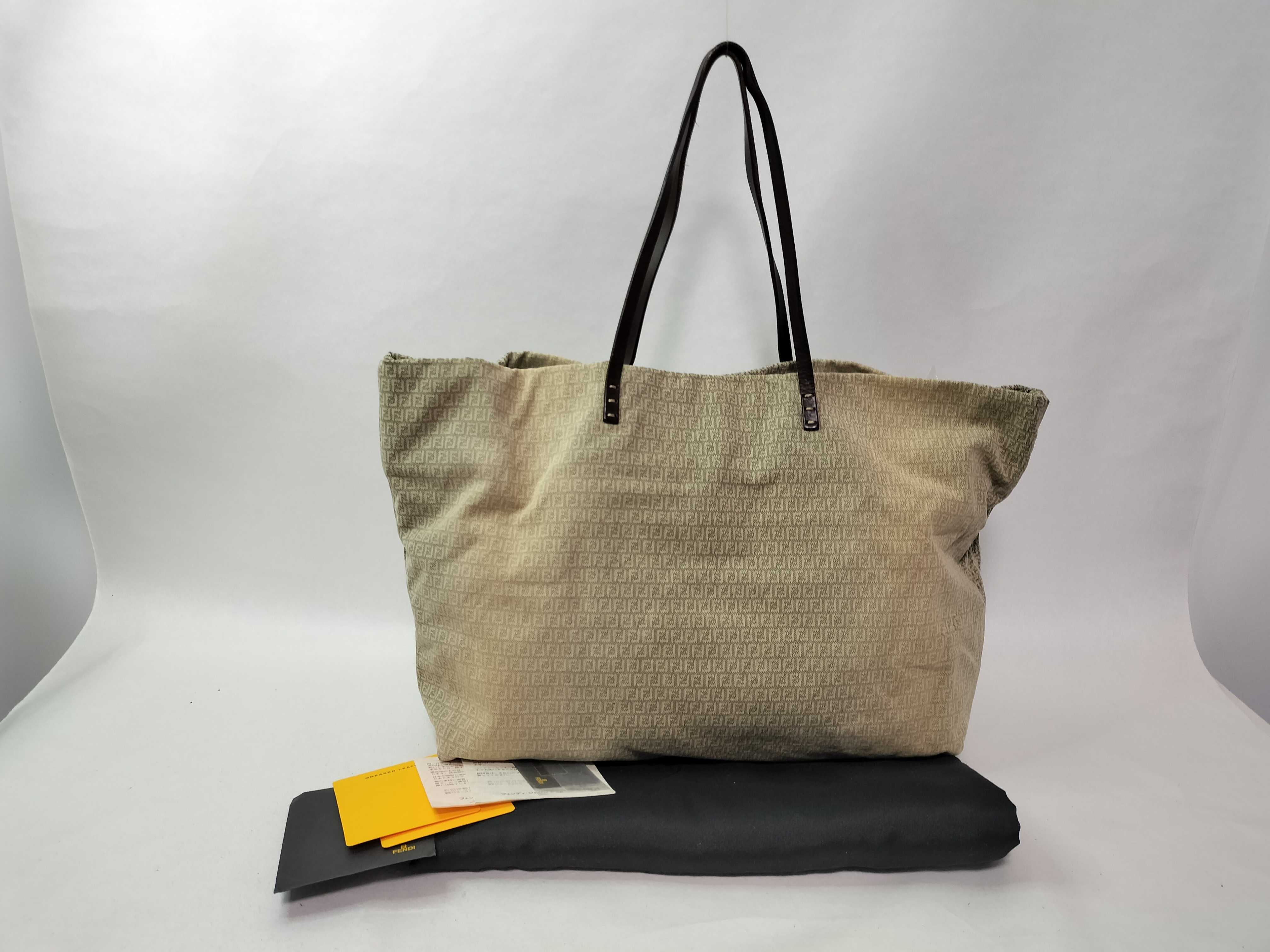 Zucca pattern canvas tote bag
