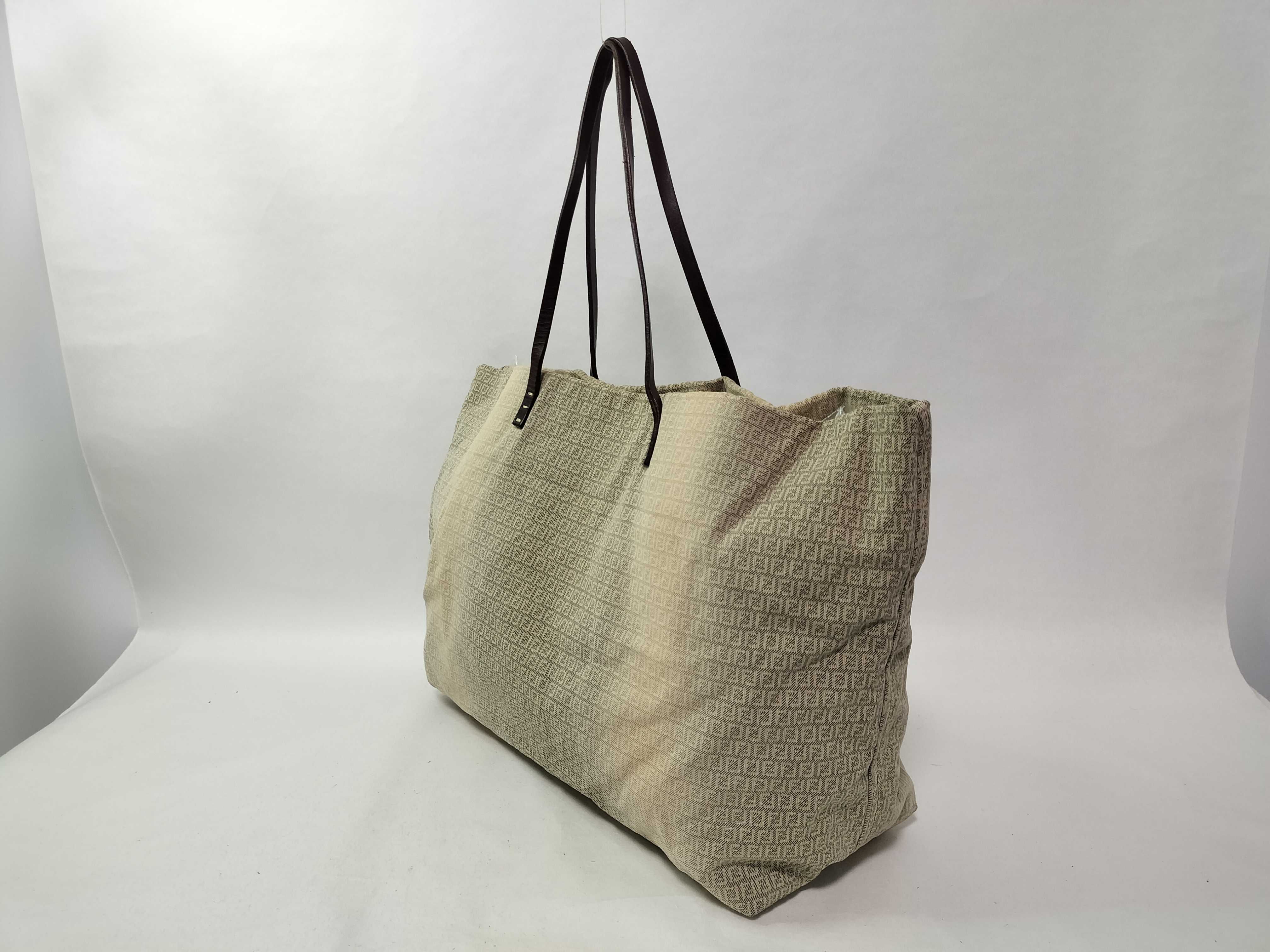 Zucca pattern canvas tote bag — view 3
