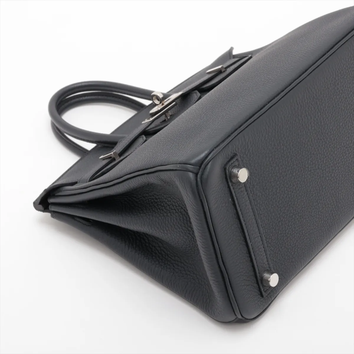 [Individually packaged] Hermes Birkin 25 Letournée Togo Black Silver Hardware T: 2015 — view 4