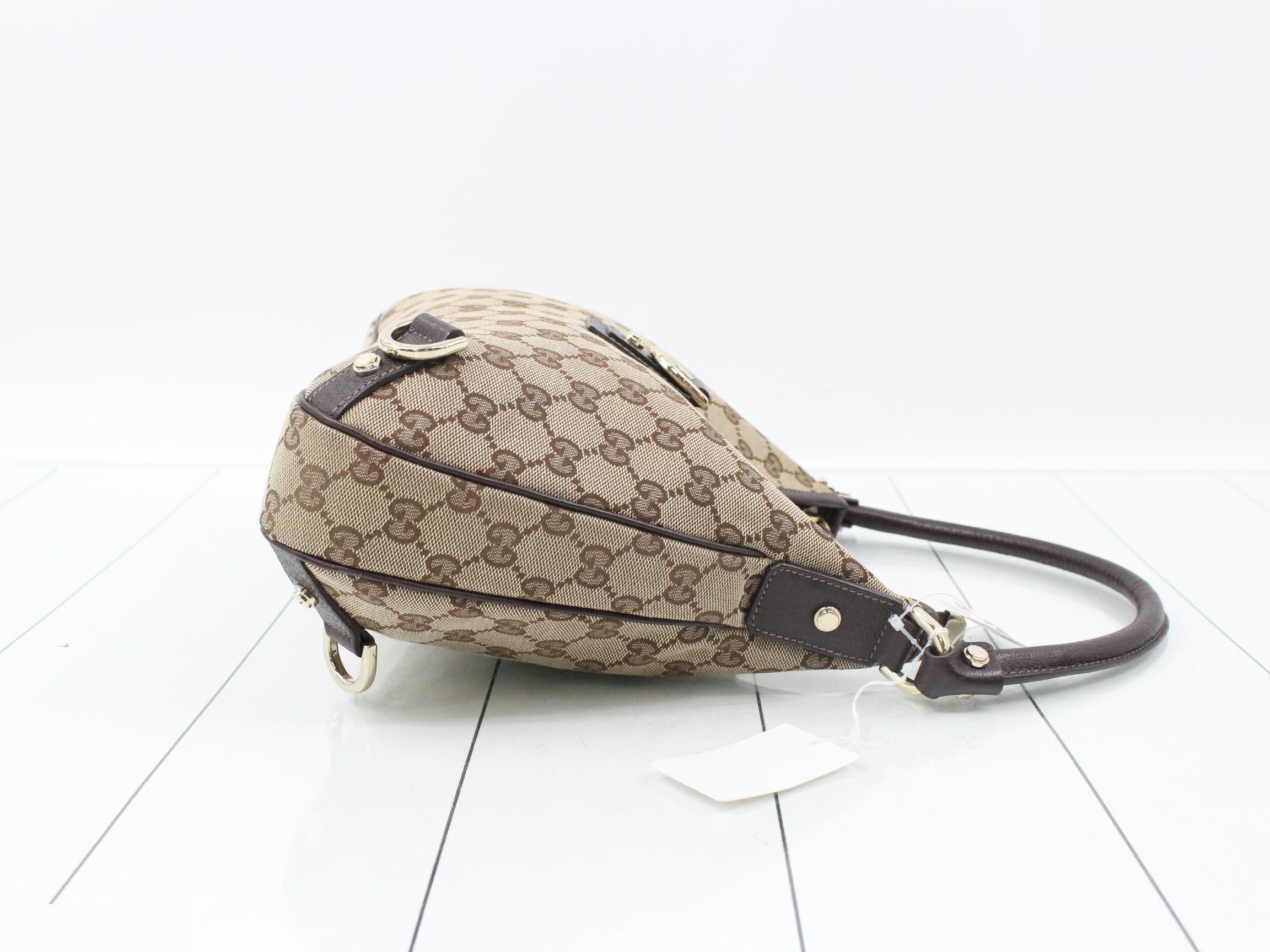 Abby GG Canvas Handbag — view 3