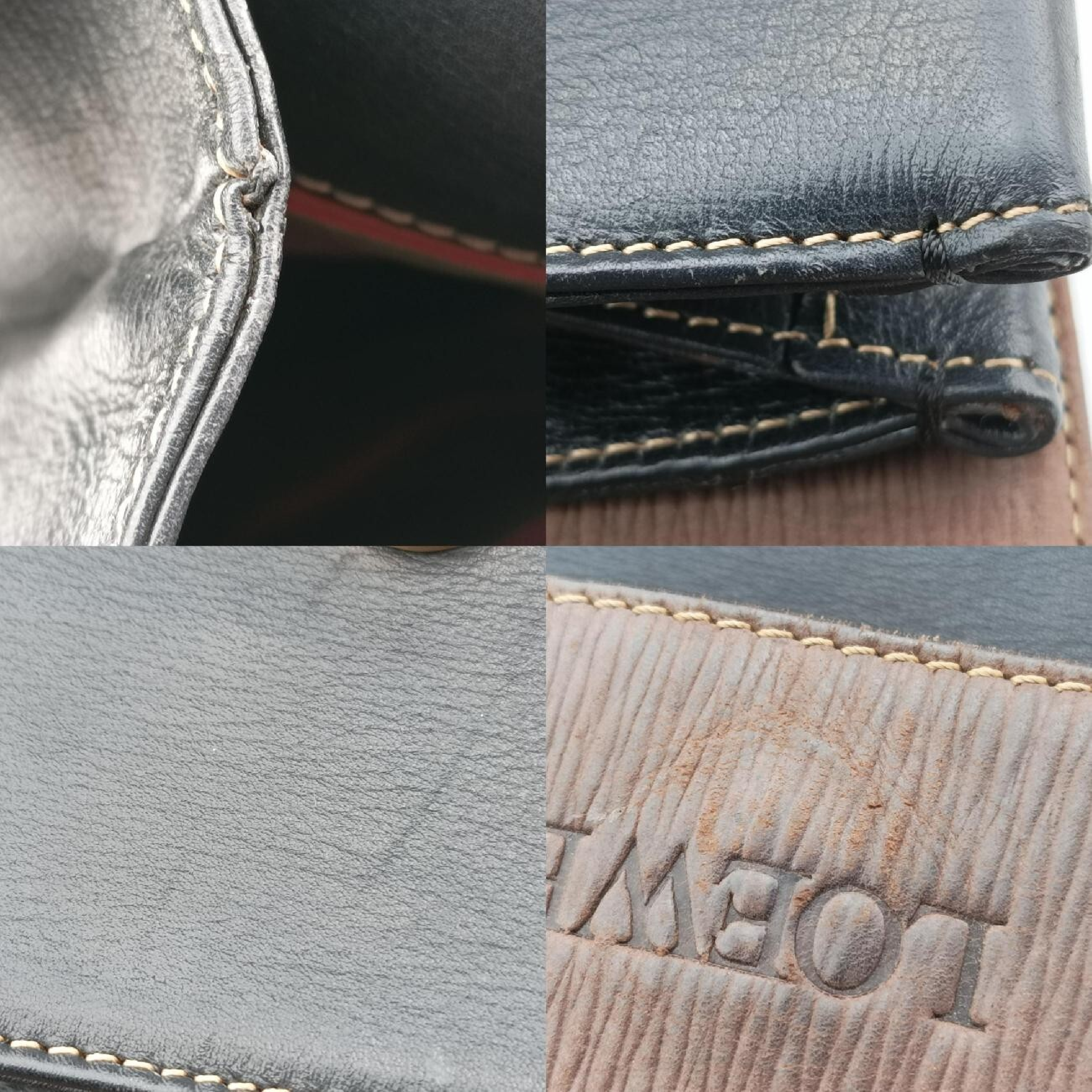 Velázquez Brown x Black Leather Handbag — view 9