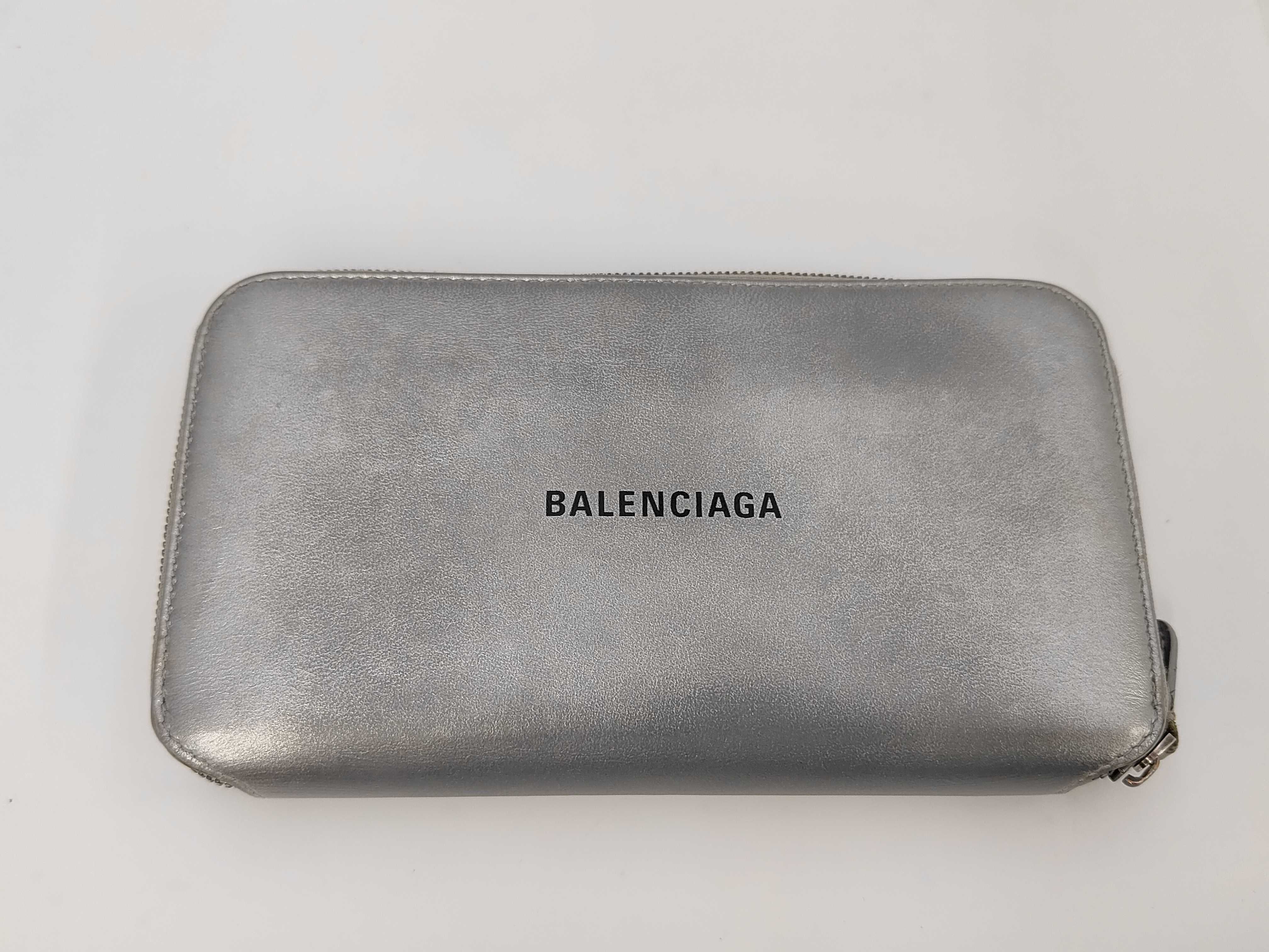 594290 Leather Logo Cash Continental Long Wallet