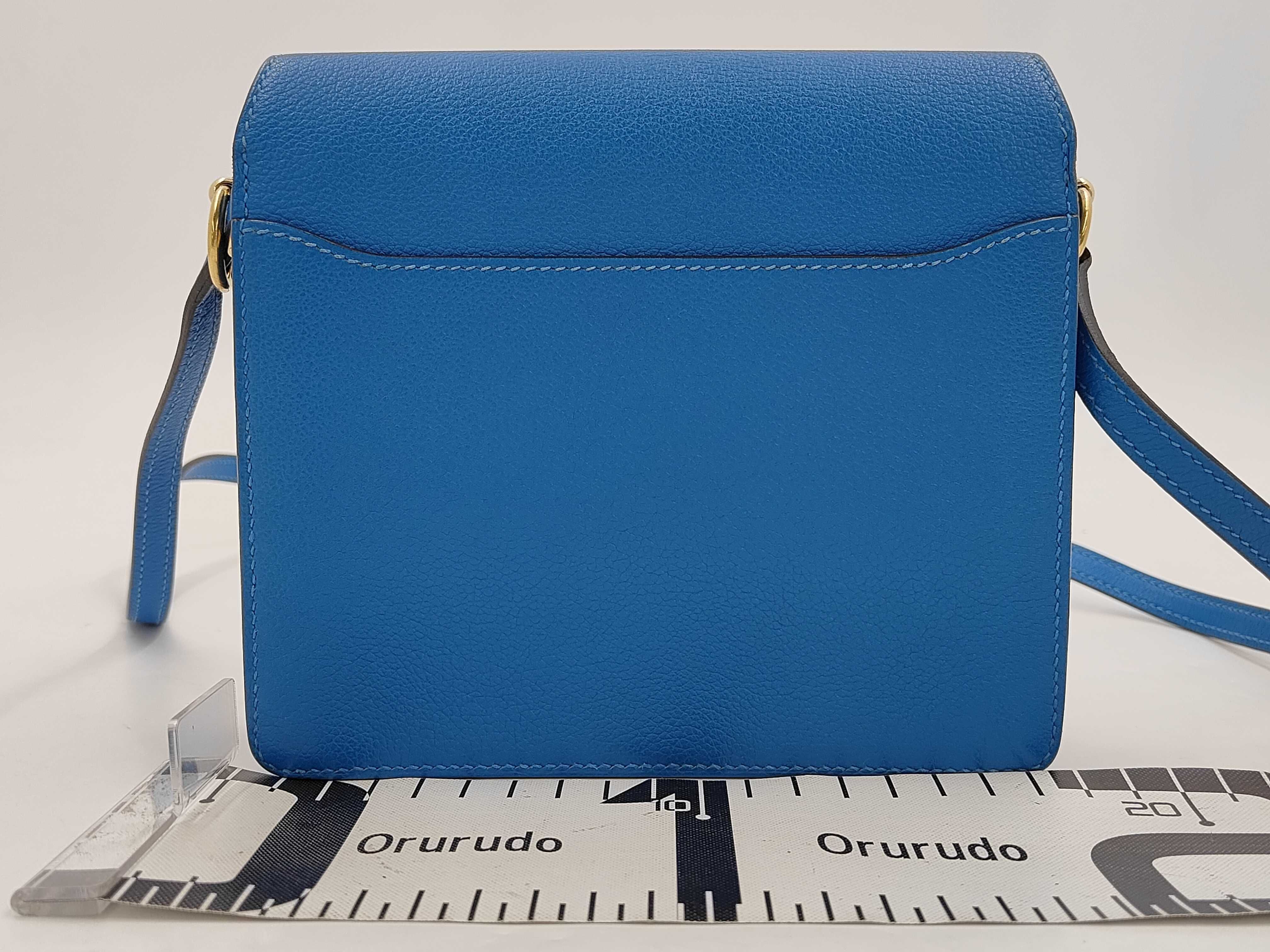 Sac Lauris Mini Evercolor Gold Hardware Shoulder Bag (X Stamp) — view 2