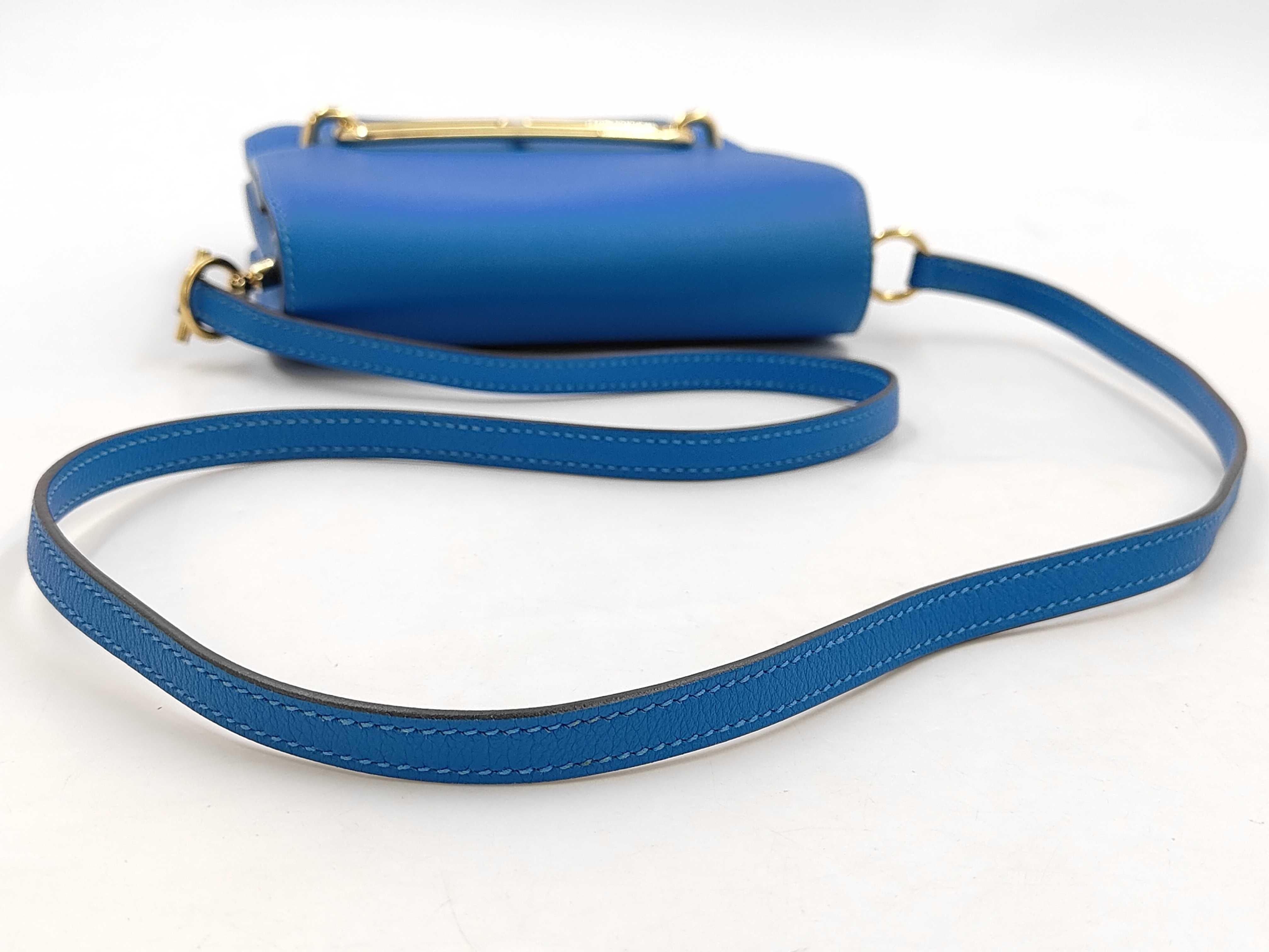 Sac Lauris Mini Evercolor Gold Hardware Shoulder Bag (X Stamp) — view 3