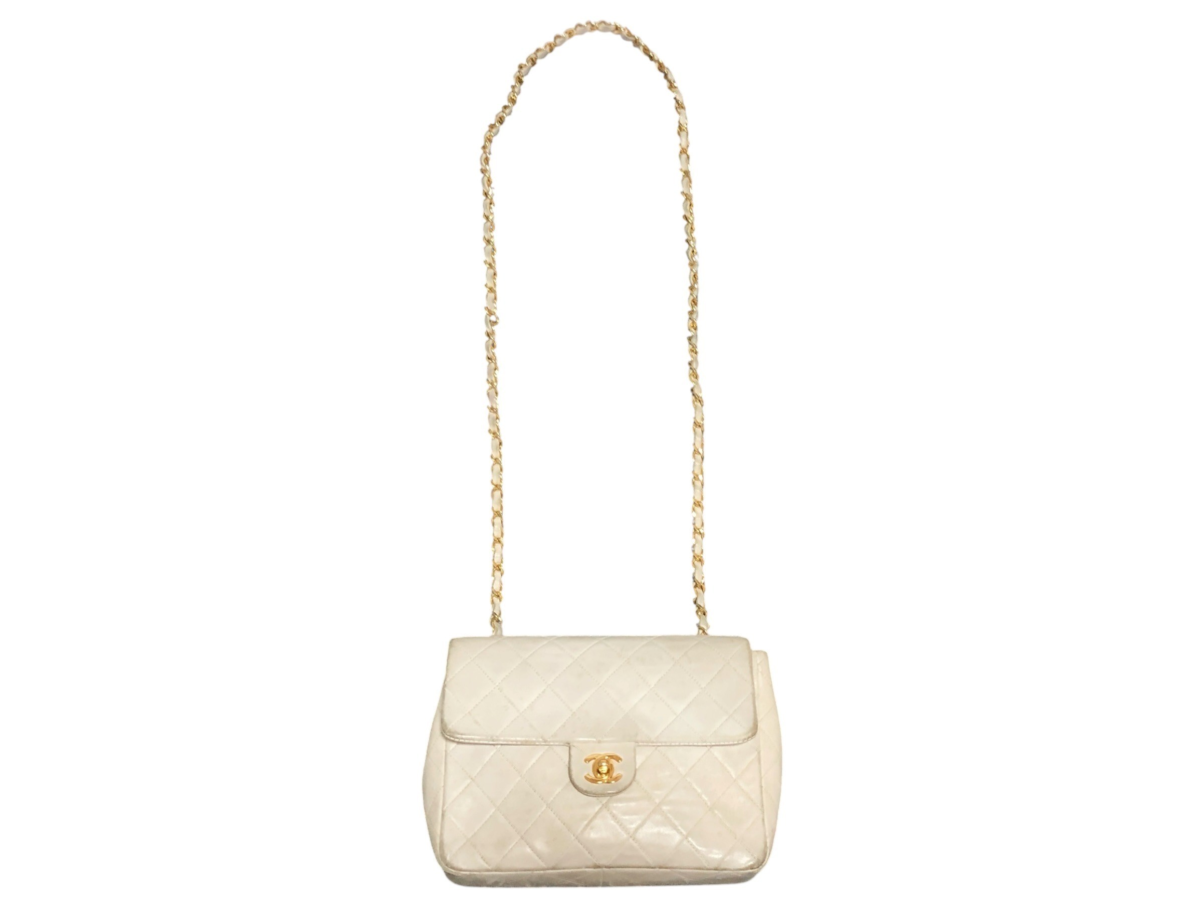 full flap matelassé chain shoulder bag — view 3