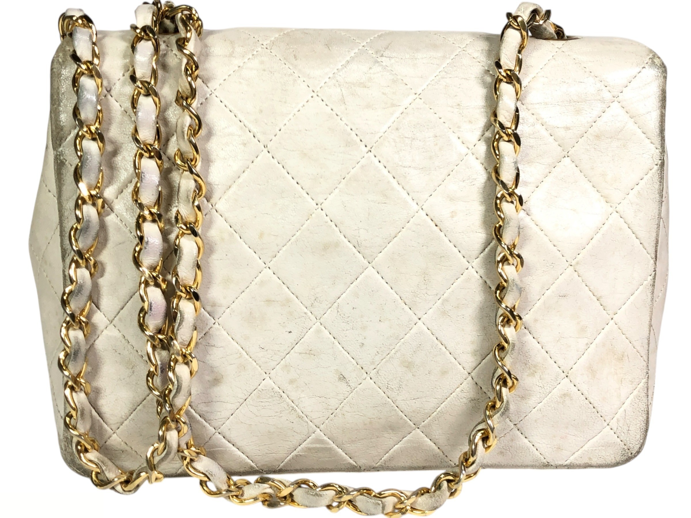 full flap matelassé chain shoulder bag — view 4