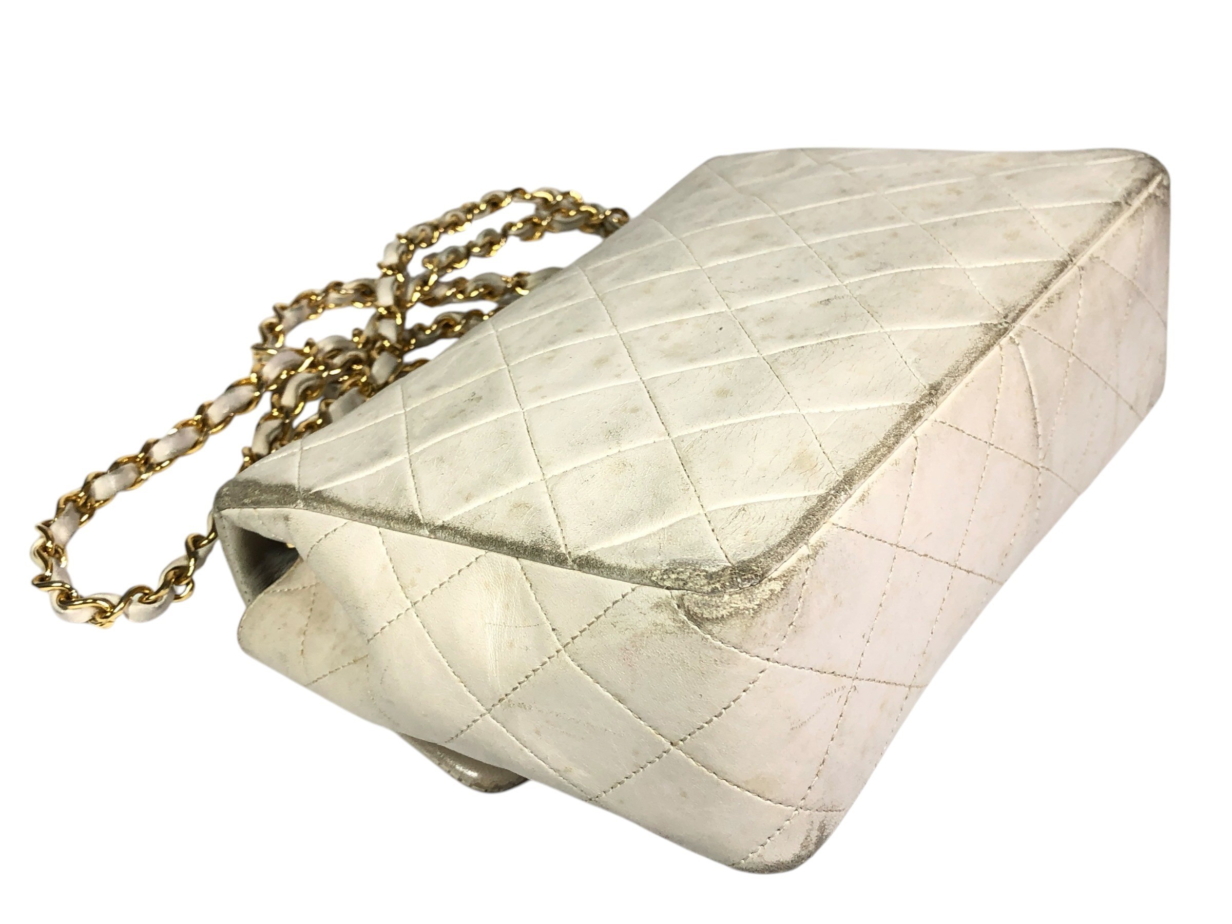 full flap matelassé chain shoulder bag — view 6