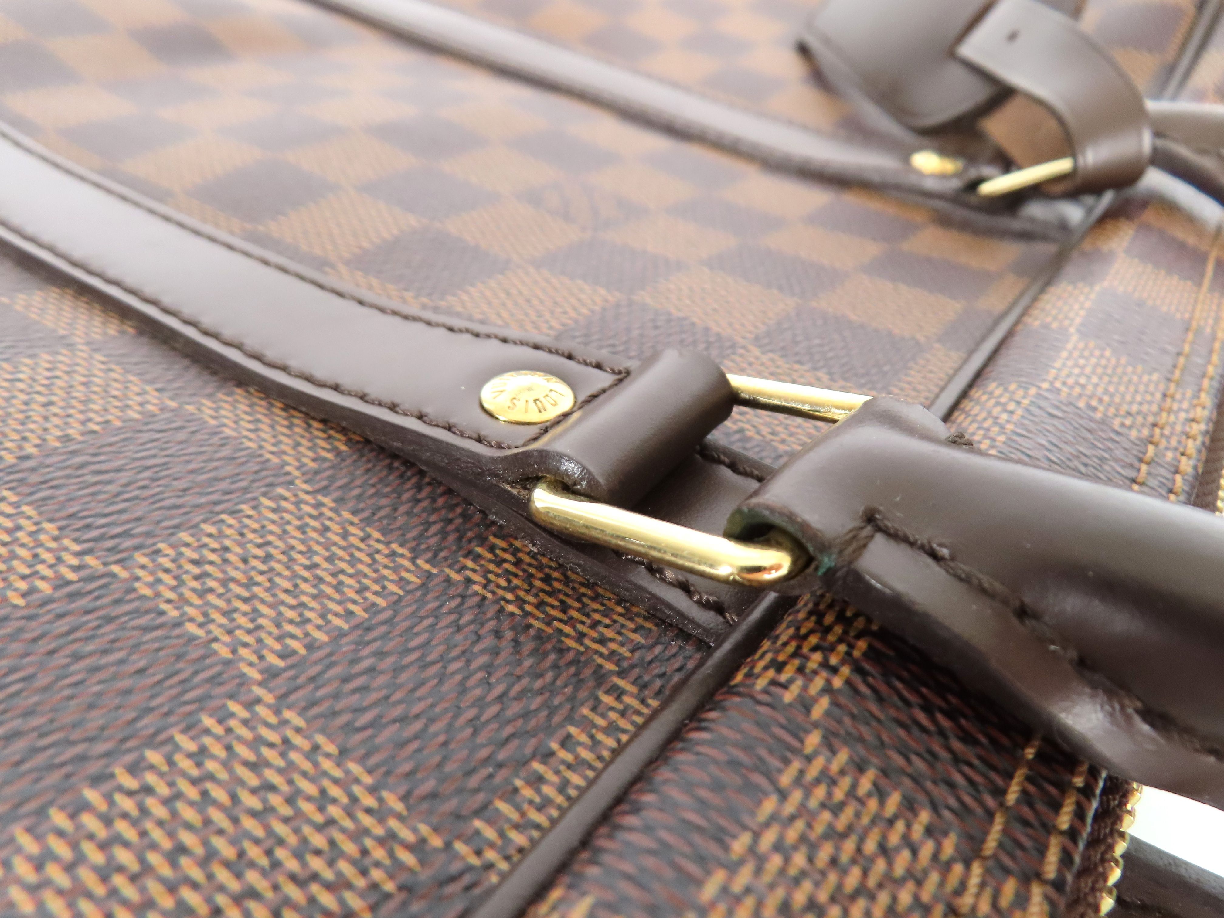 Damier ID- Damier Porte Document Voyages Canvas N41124 RI0110 Brown #RI0 Business Bag — view 5