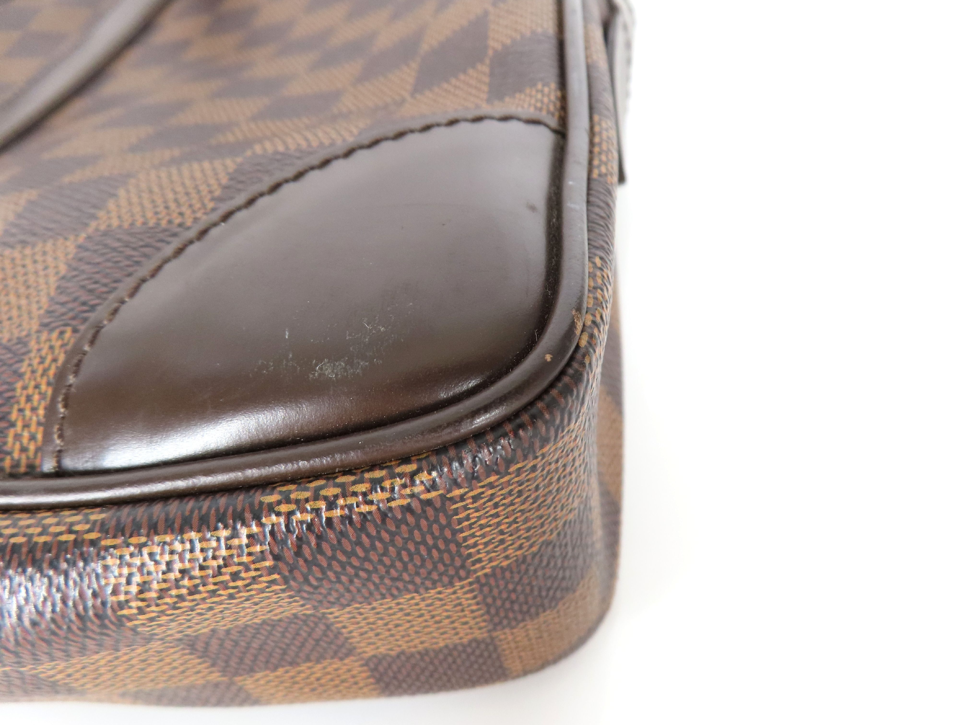 Damier ID- Damier Porte Document Voyages Canvas N41124 RI0110 Brown #RI0 Business Bag — view 6