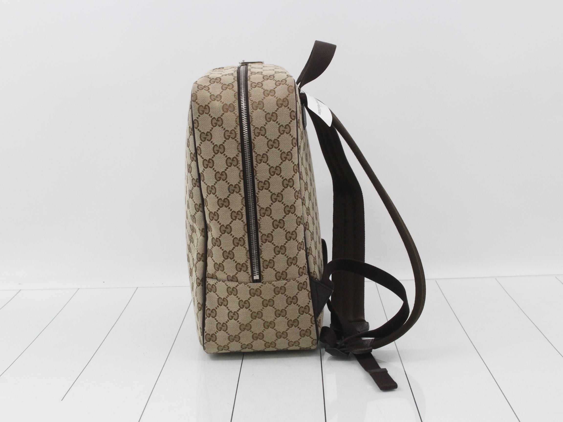 GG Canvas (Bag) - Backpack - Brown — view 3
