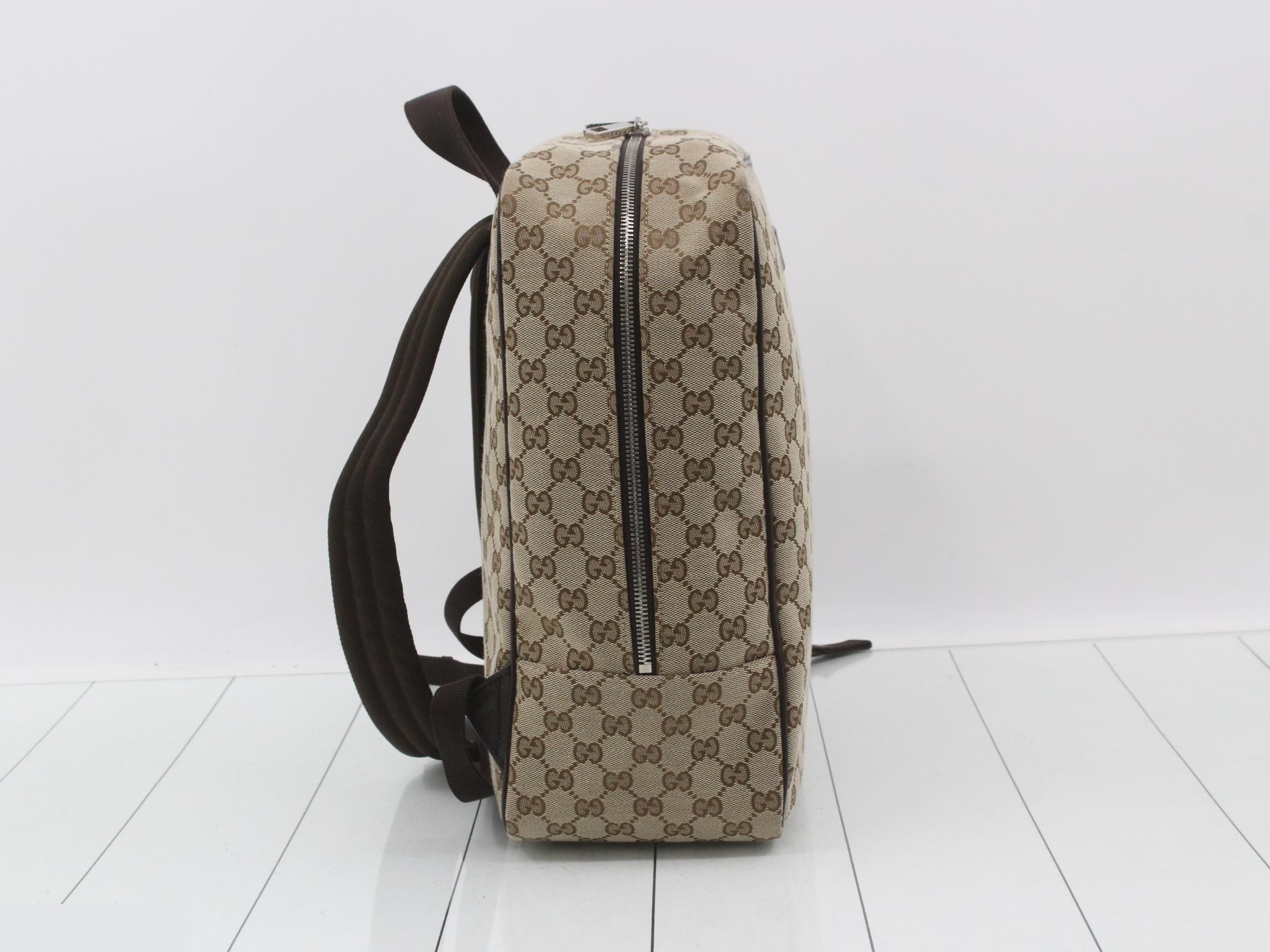 GG Canvas (Bag) - Backpack - Brown — view 4