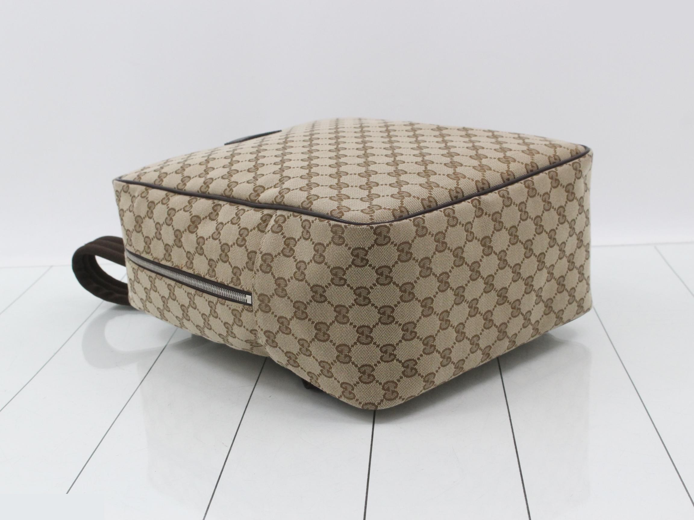 GG Canvas (Bag) - Backpack - Brown — view 5