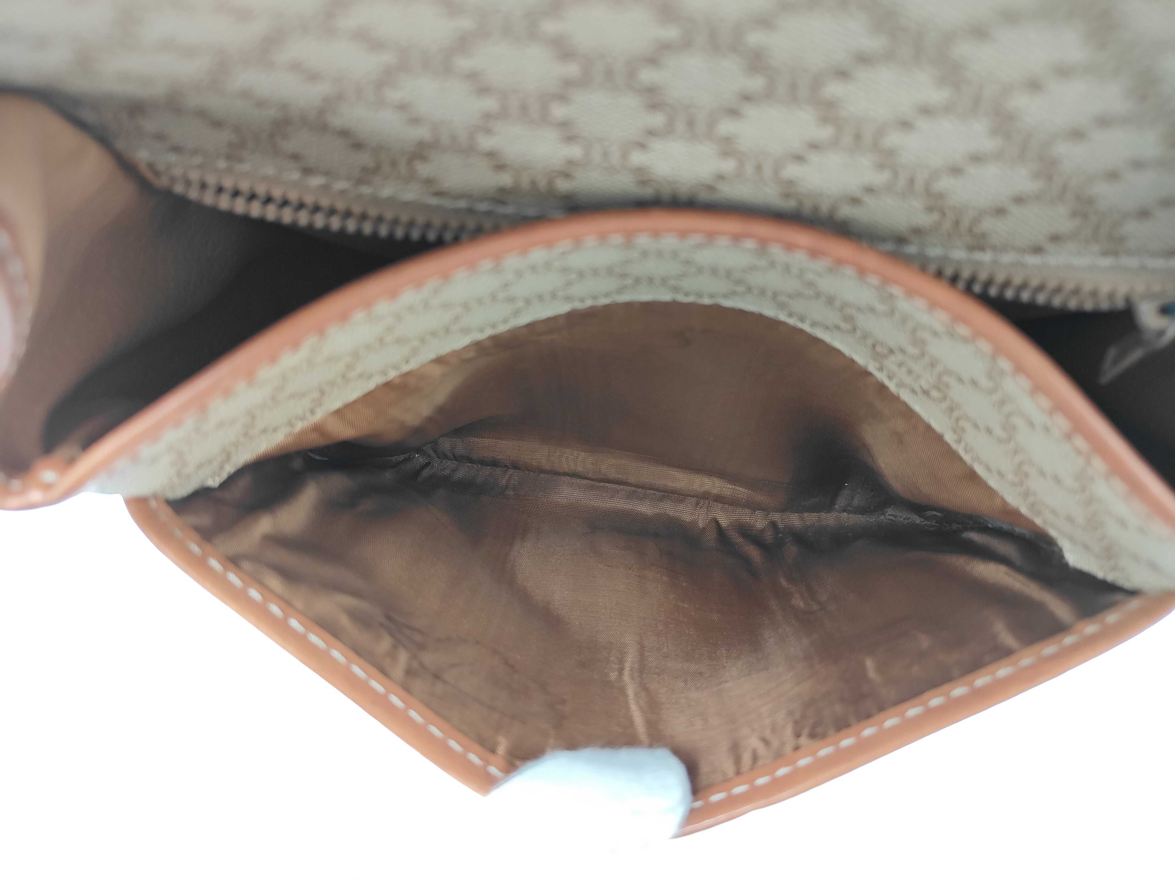 Macadam Shoulder Bag, Coated Canvas, Beige Shoulder Bag — view 12