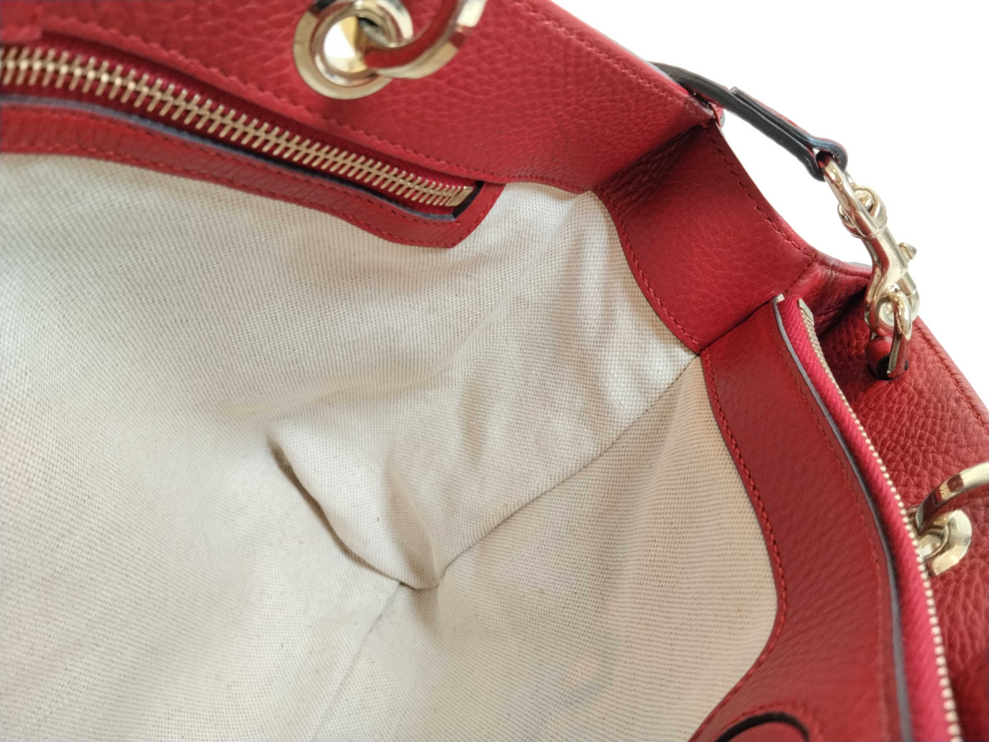 Bamboo Shopper Leather Handbag — view 12
