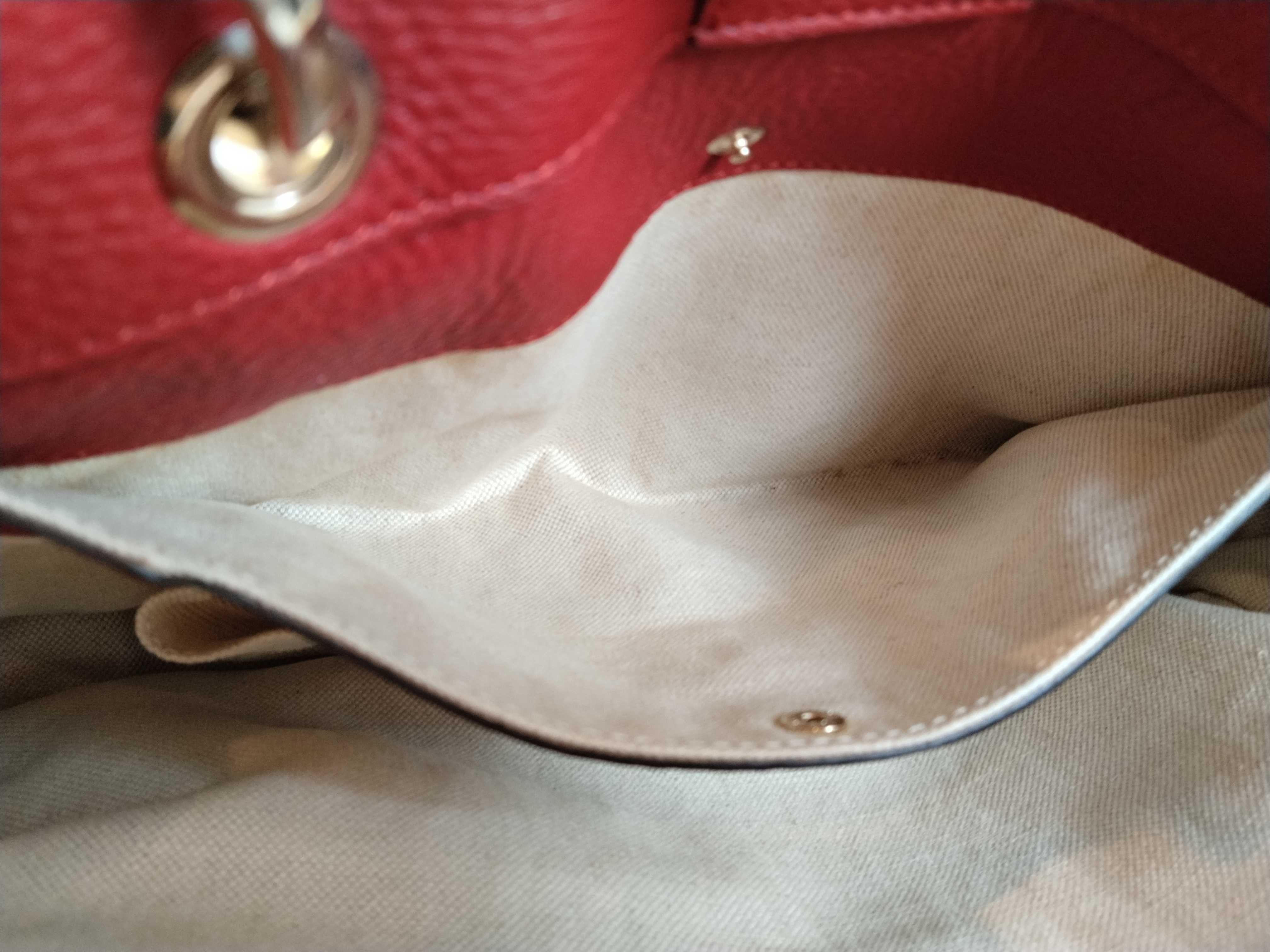 Bamboo Shopper Leather Handbag — view 14