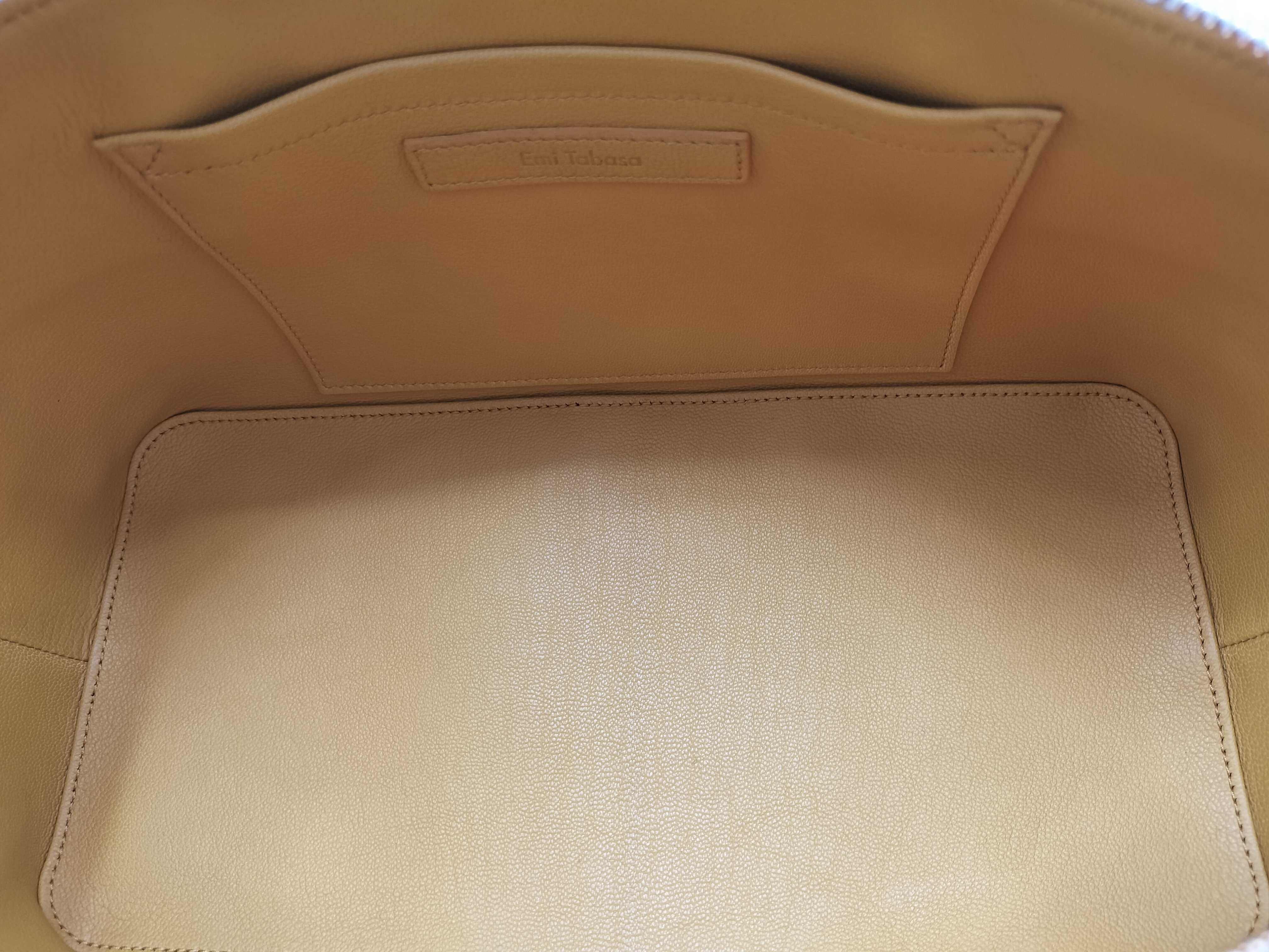 Special Order Automaro Kinerie Handbag, Grain Leather, Sticky, Personalized with Name — view 14