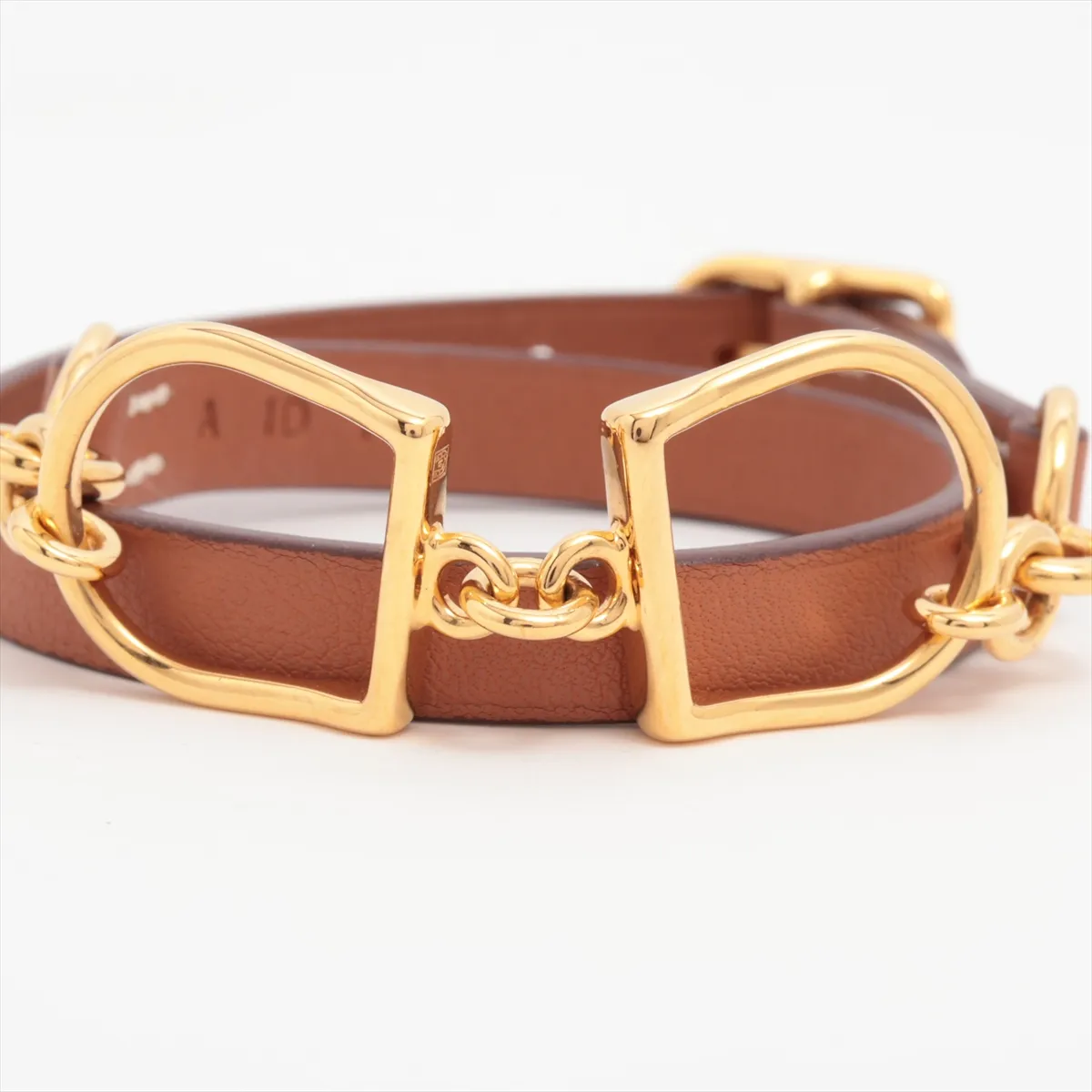 Etrier Double Tour A stamp: 2017 Bracelet T2 Leather Brown — view 2
