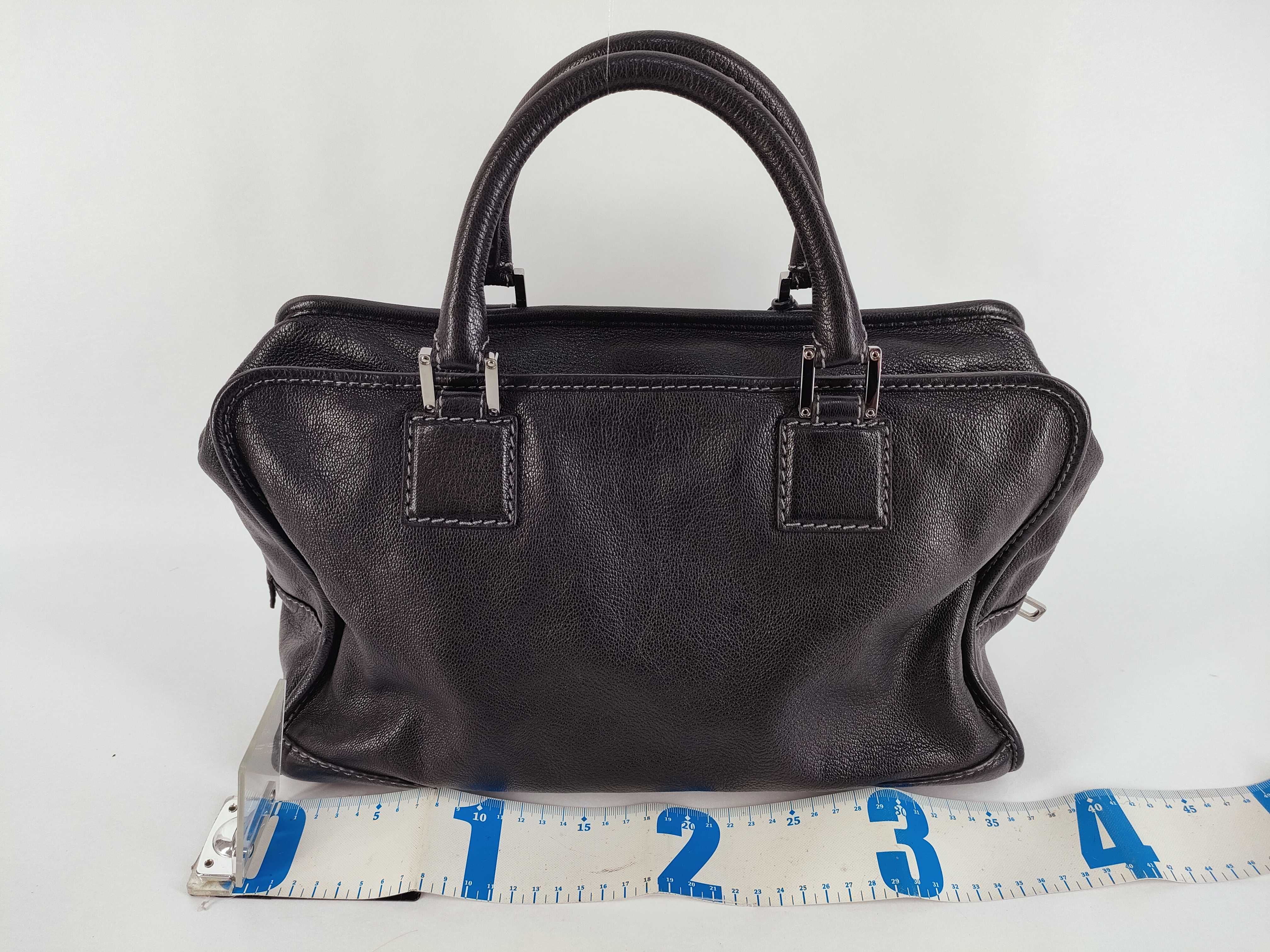 Amazona 36 Black Handbag Leather Handbag — view 2