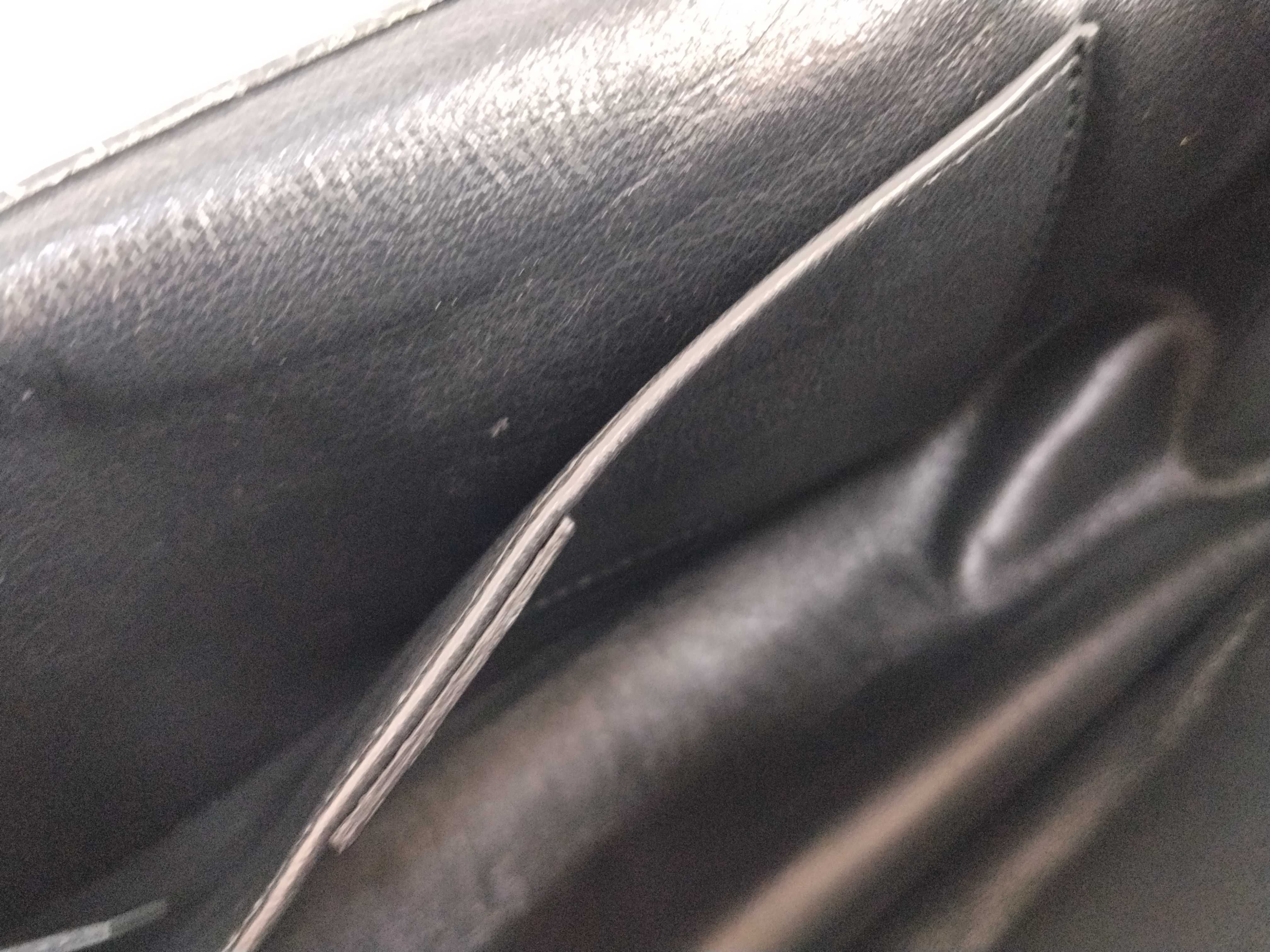 shoulder bag, leather, black. — view 12