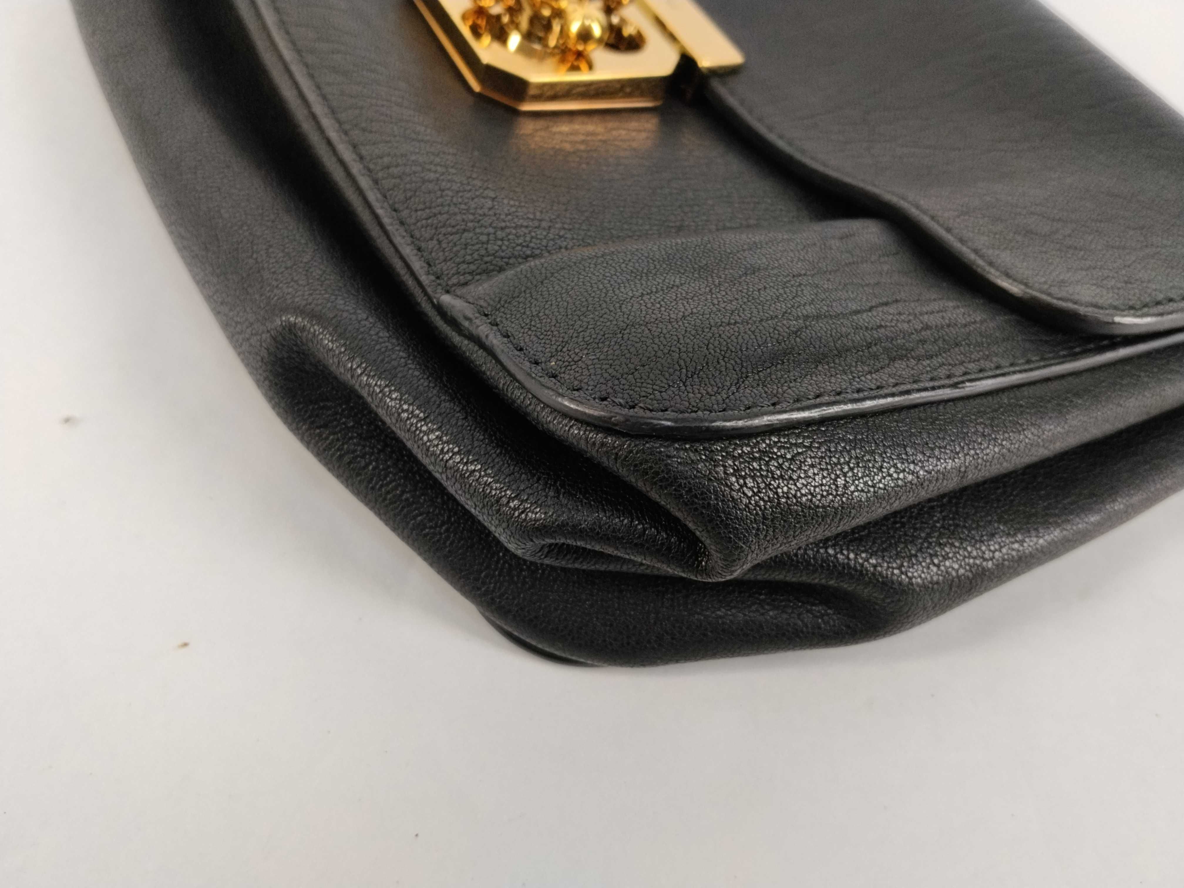 shoulder bag, leather, black. — view 6