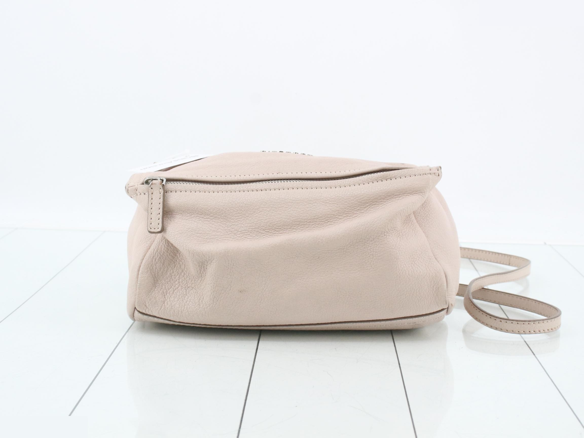 Mini shoulder bag, pink beige