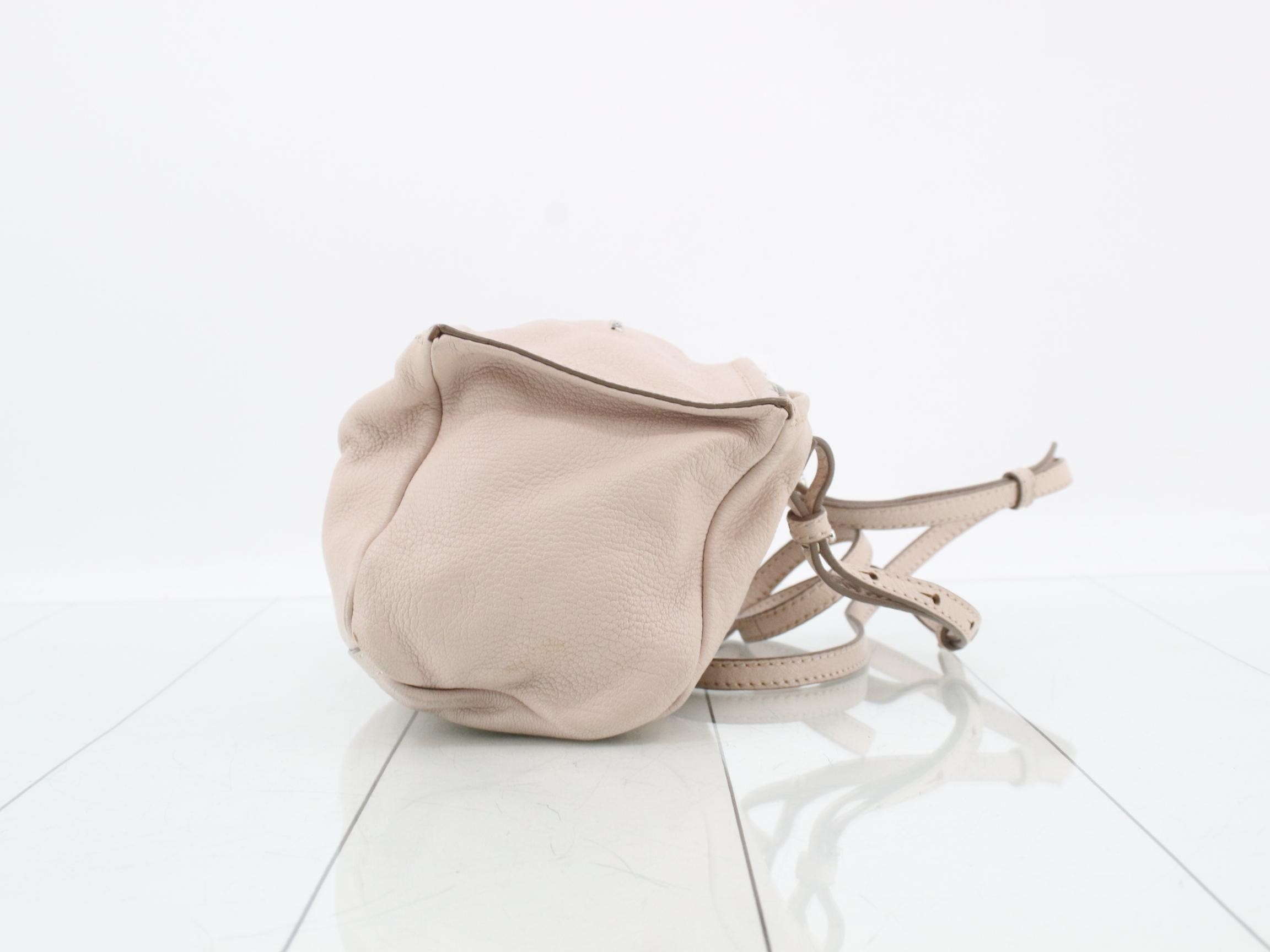 Mini shoulder bag, pink beige — view 3