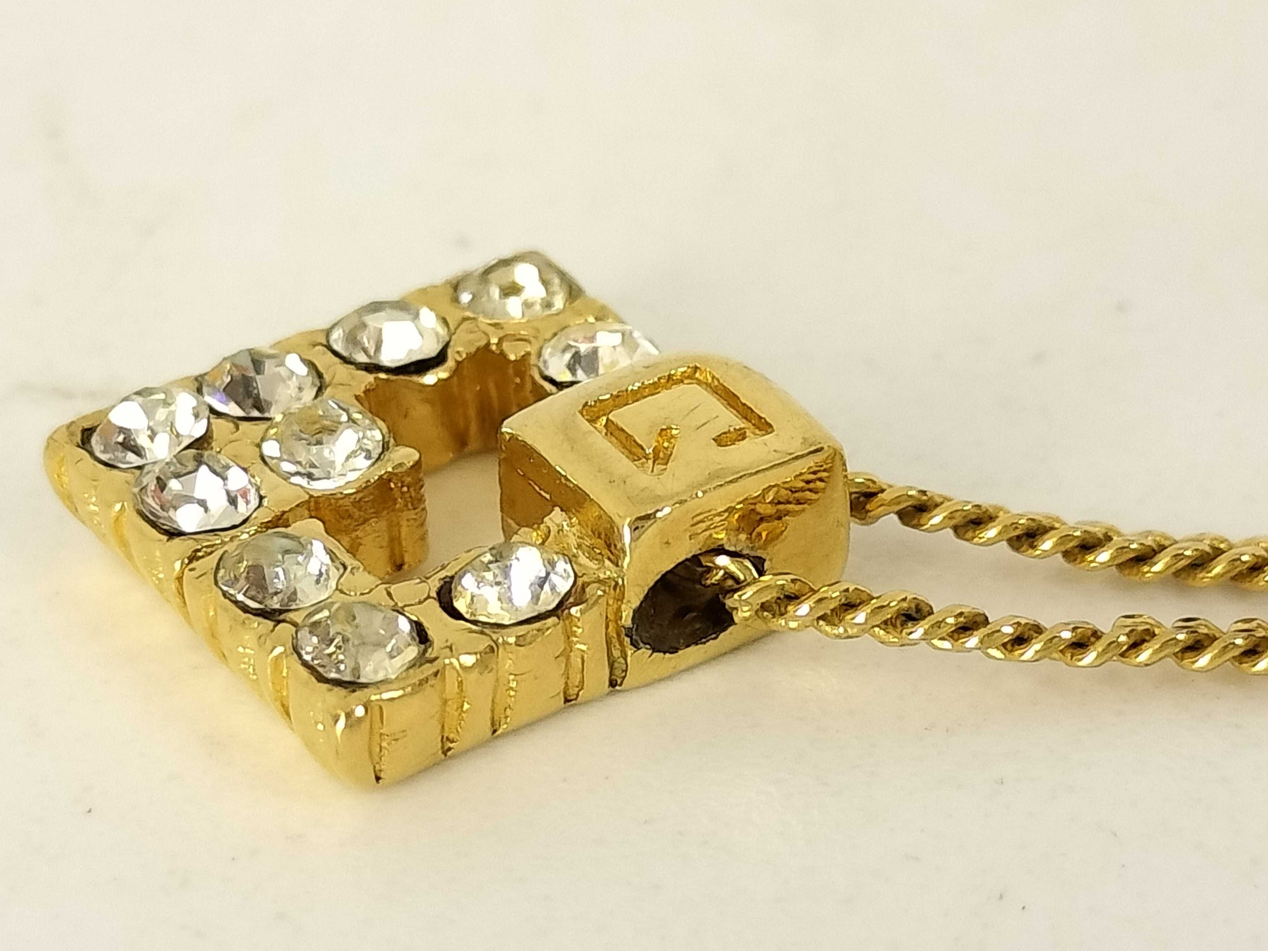 Necklace, Gold Line Necklace — view 3