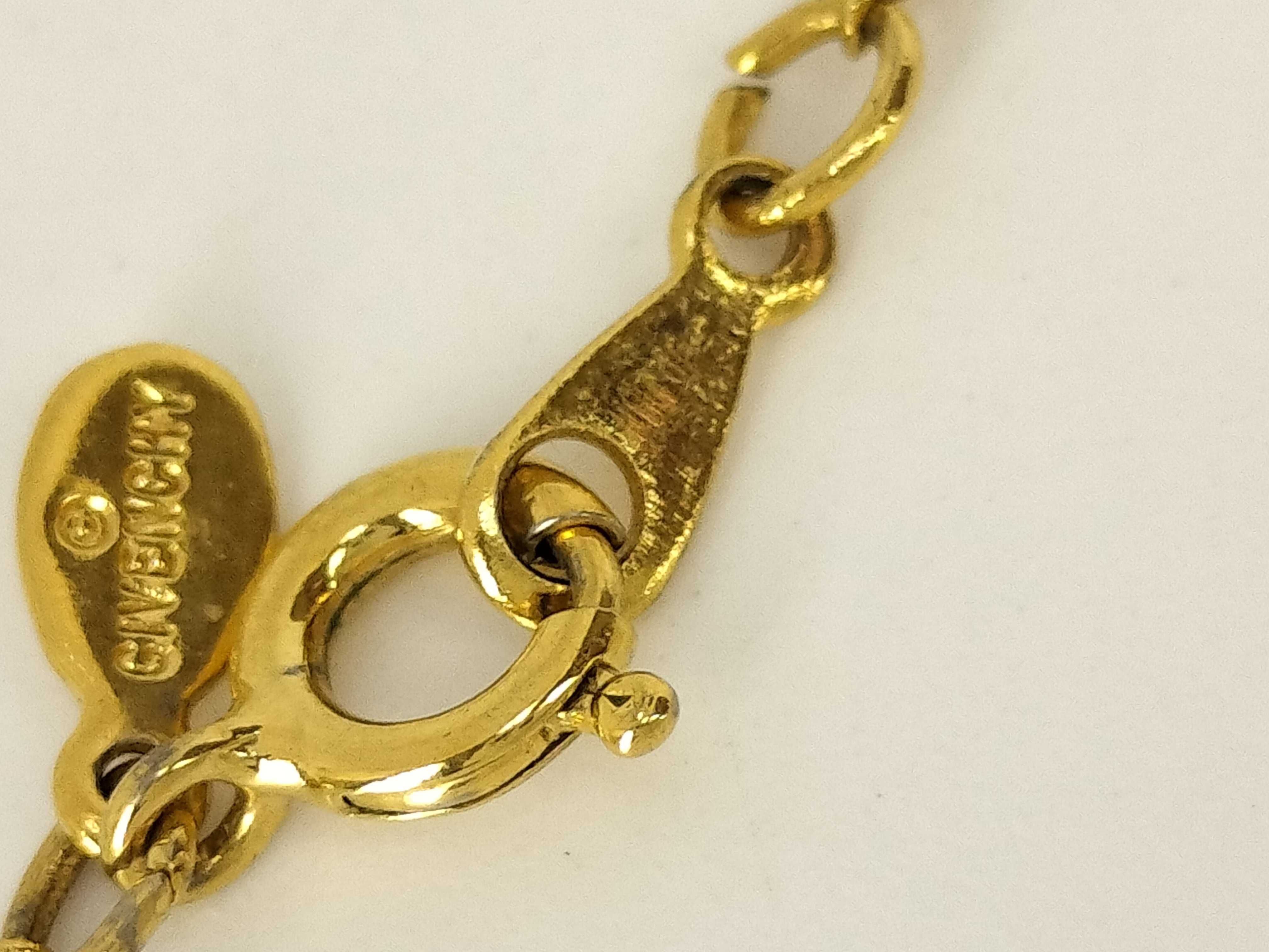 Necklace, Gold Line Necklace — view 4