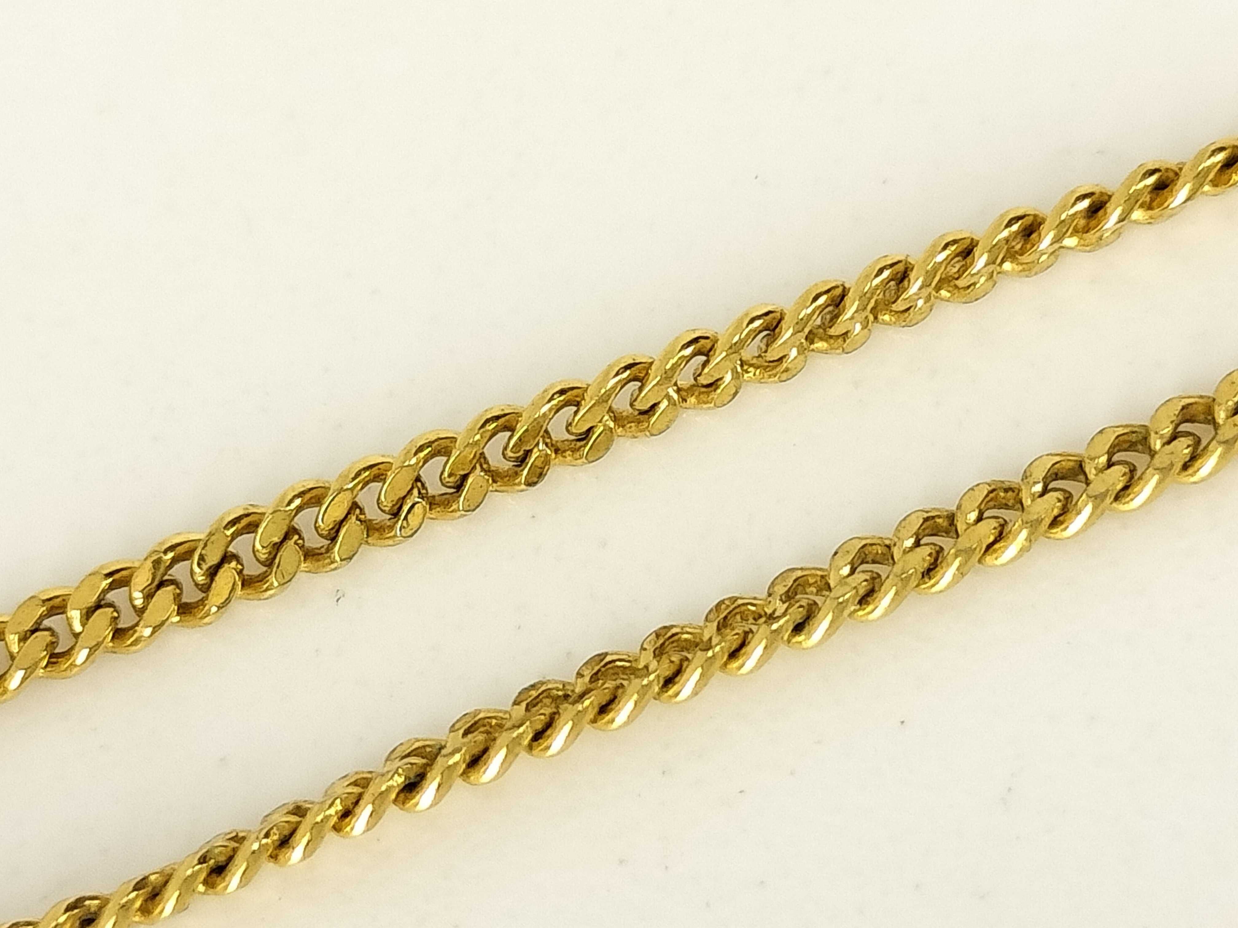 Necklace, Gold Line Necklace — view 8