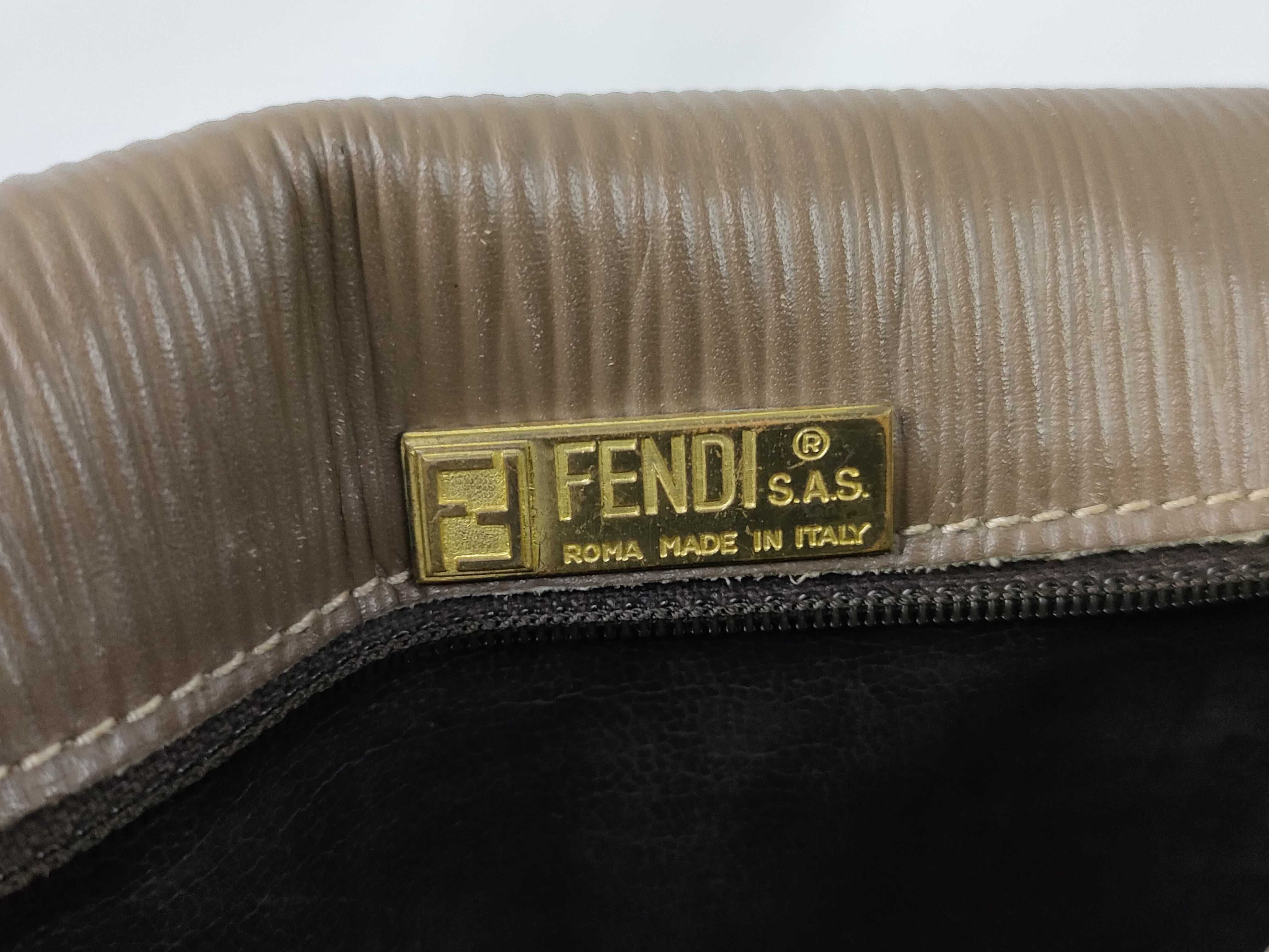 Zucca pattern Fendi Zucchino shoulder bag — view 11