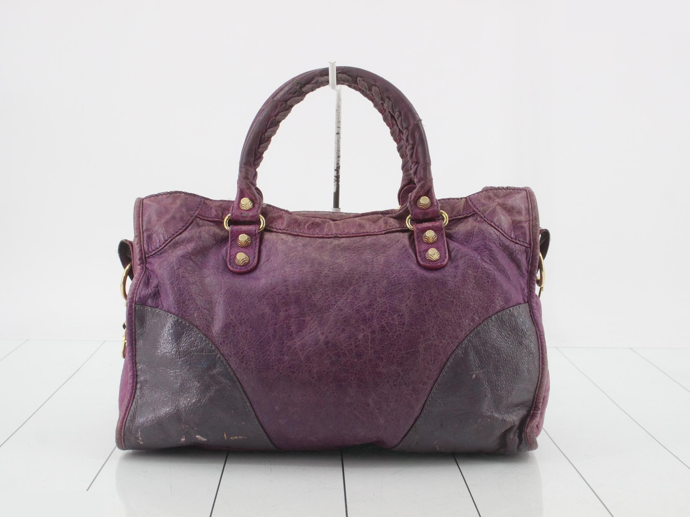 Giant City 2-Way Bag with Long Strap, Purple — view 2
