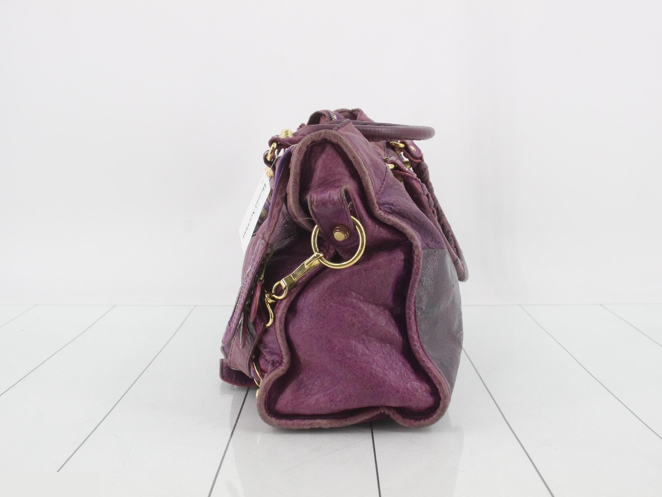 Giant City 2-Way Bag with Long Strap, Purple — view 3