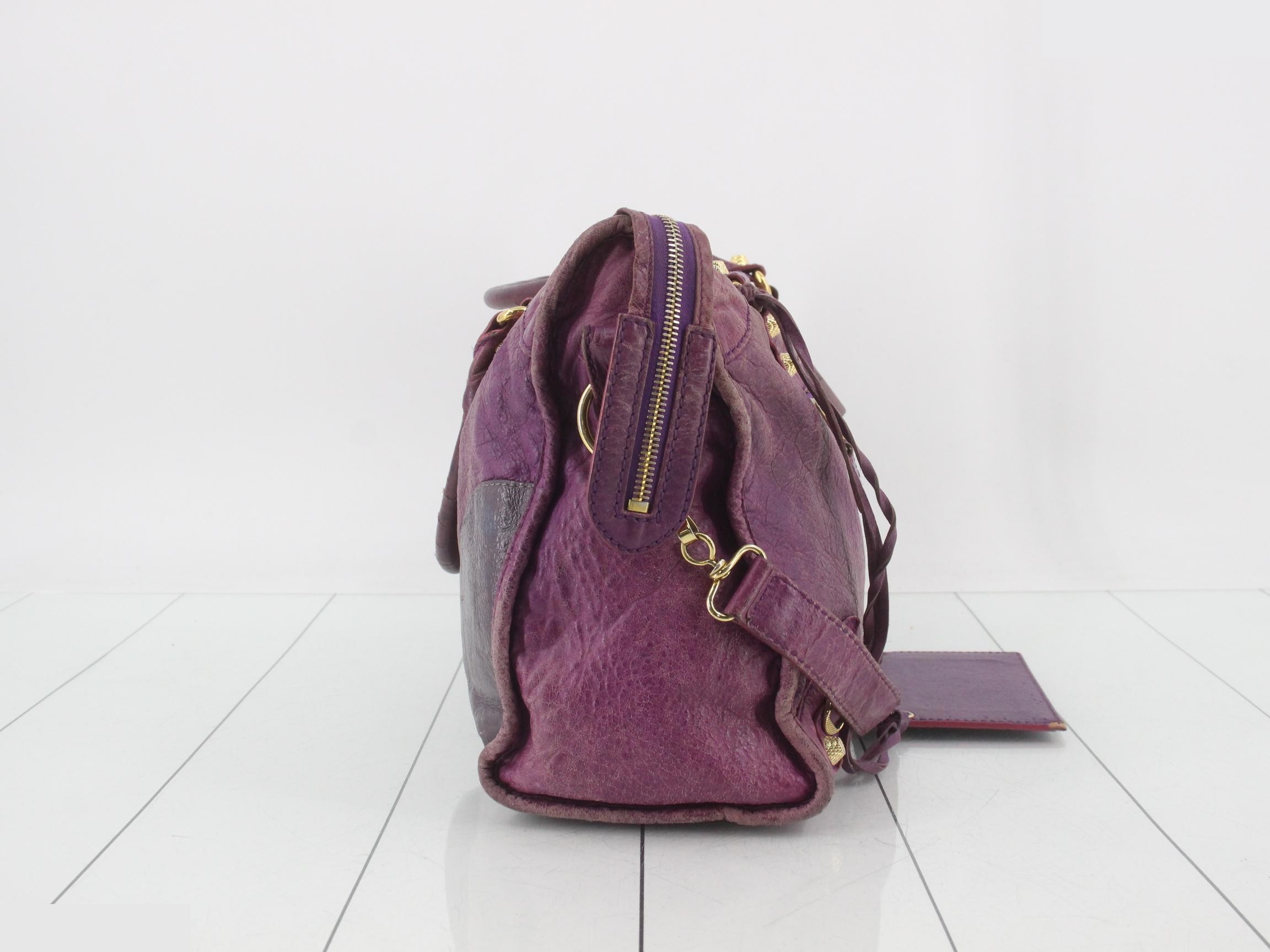Giant City 2-Way Bag with Long Strap, Purple — view 4