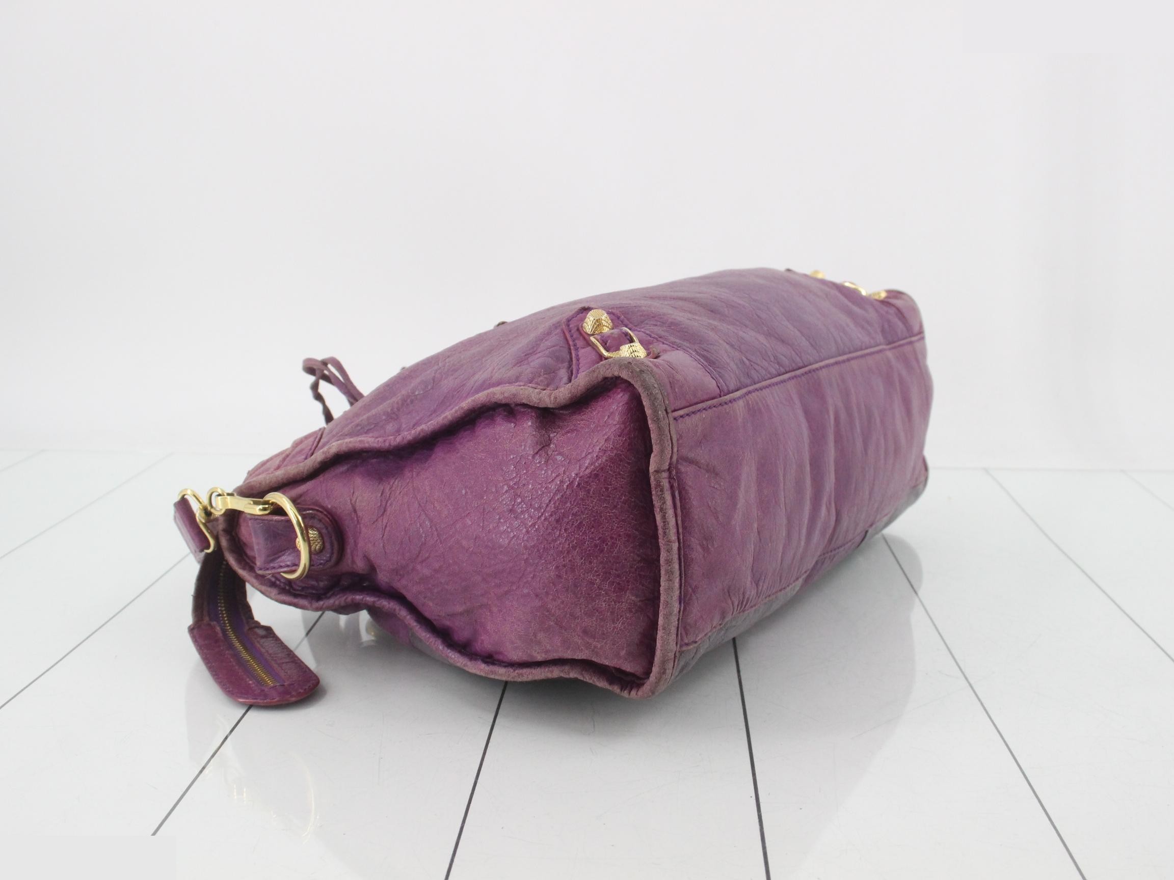 Giant City 2-Way Bag with Long Strap, Purple — view 5