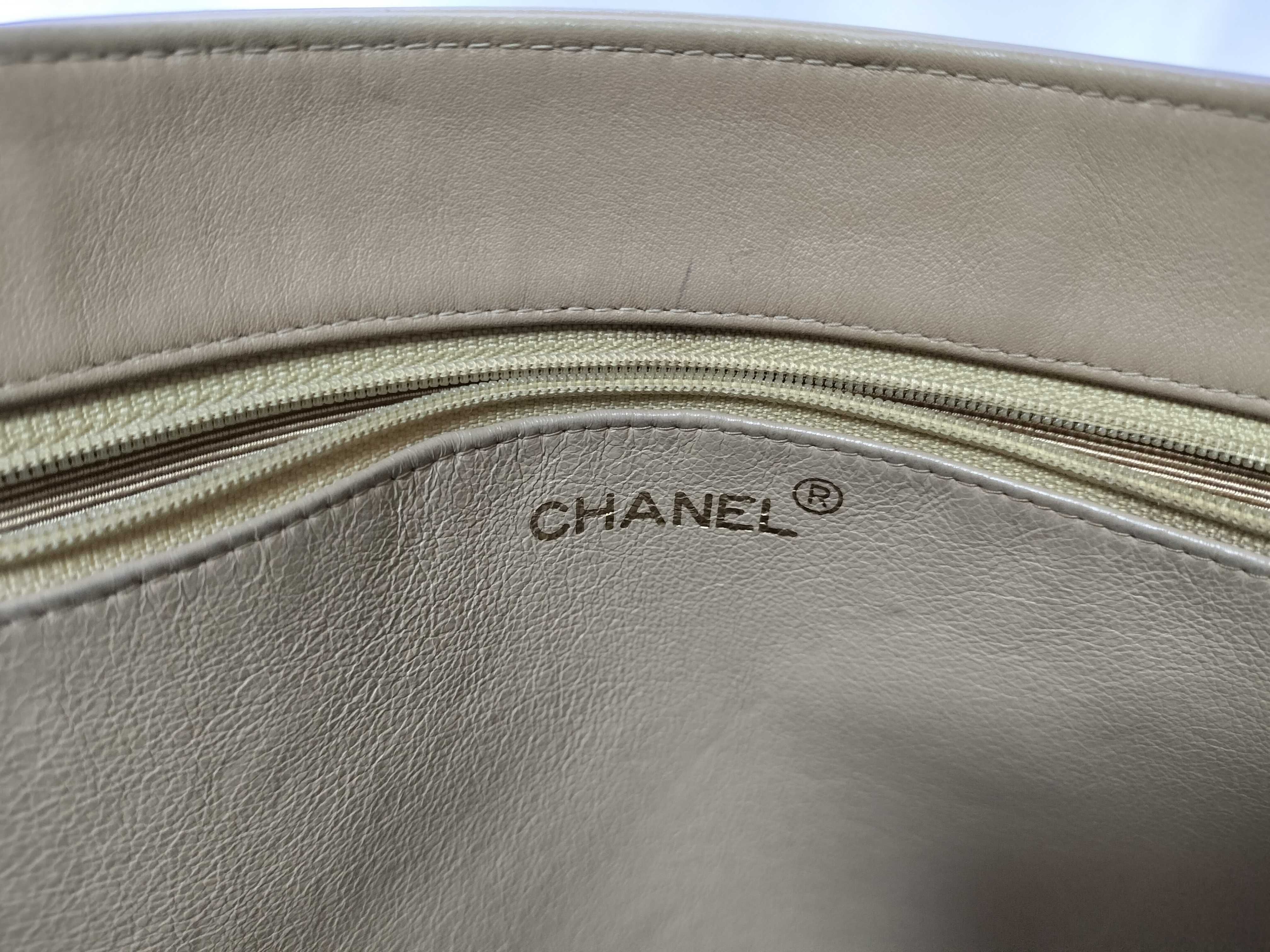 Calfskin Coco Mark Coco Chain Tote Bag — view 12